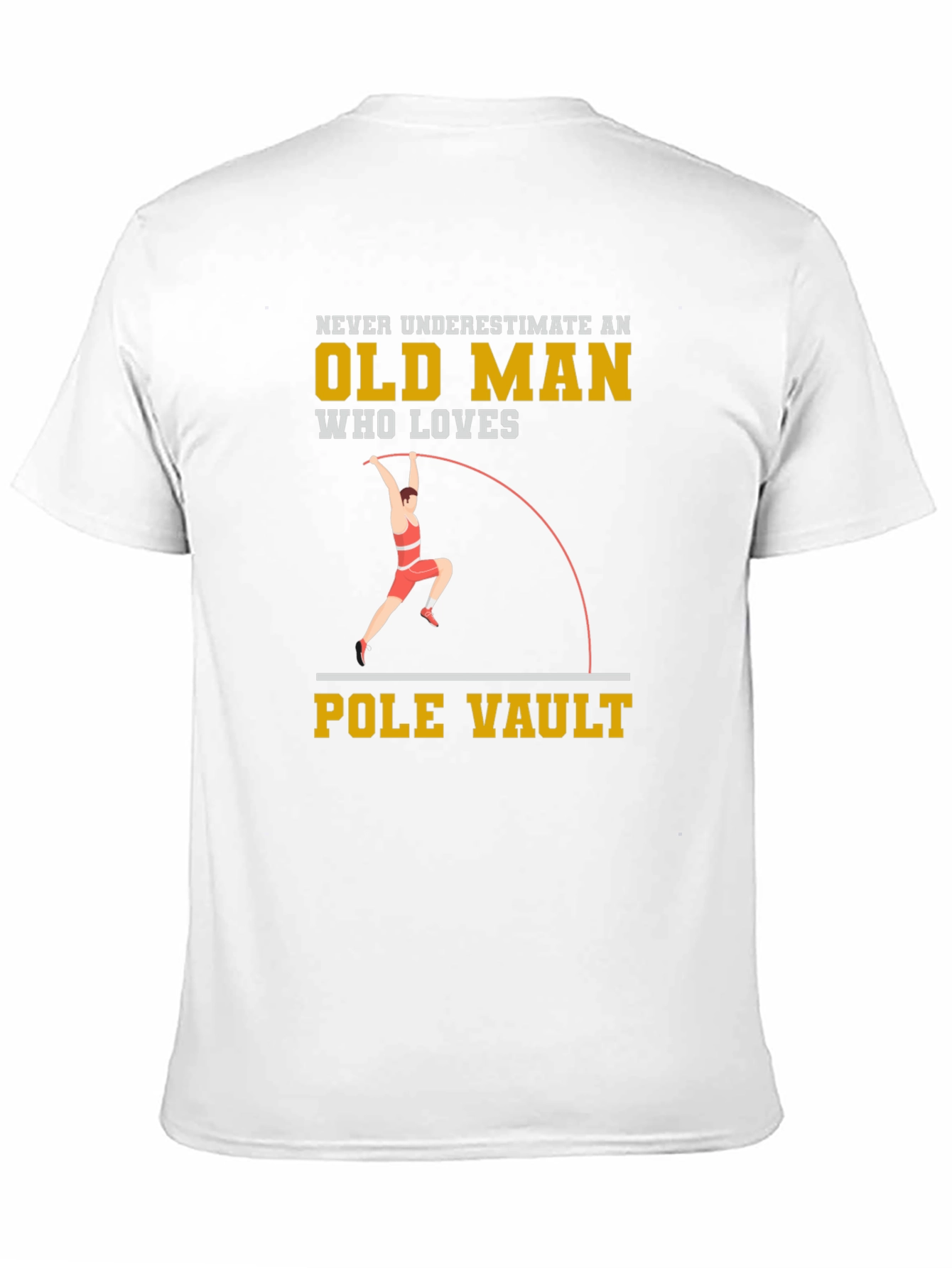 Camiseta Negra Old Man Pole Vault