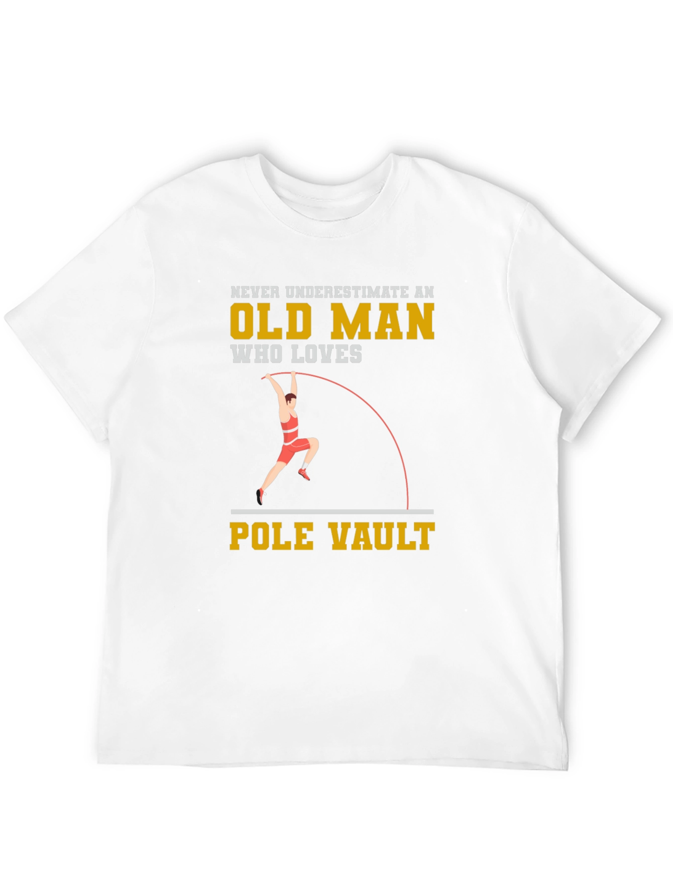 Camiseta Negra Old Man Pole Vault