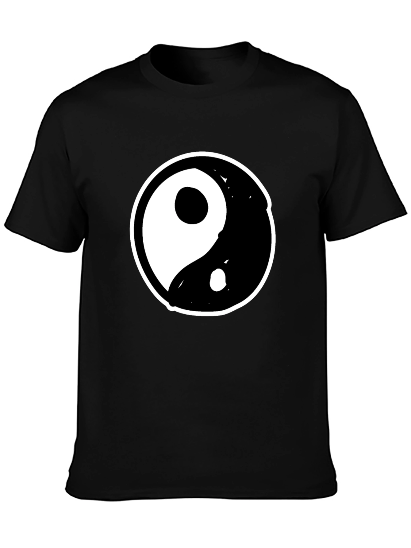 Camiseta Yin Yang Hombre - Diseño Casual Algodón