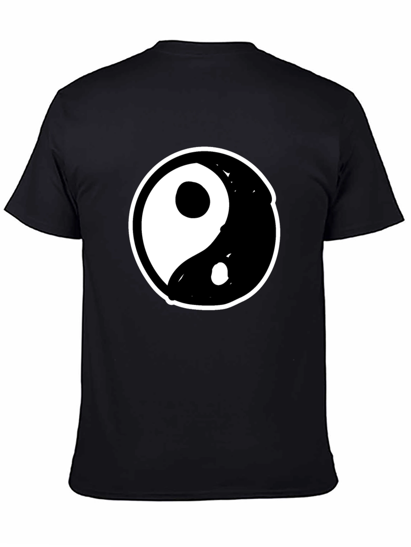 Camiseta Yin Yang Hombre - Diseño Casual Algodón