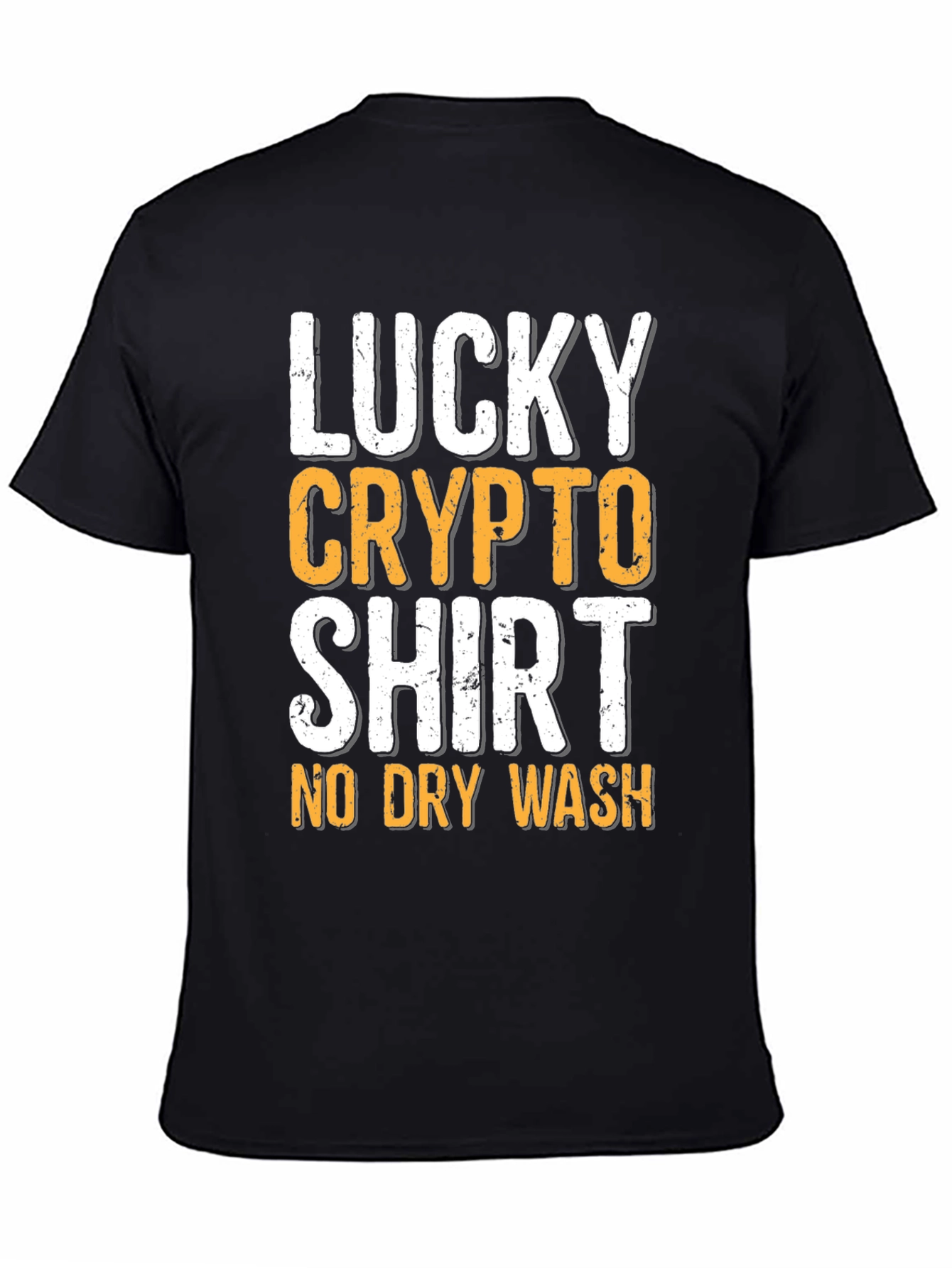 Camiseta Lucky Crypto - ¡Sin Lavado en Seco!