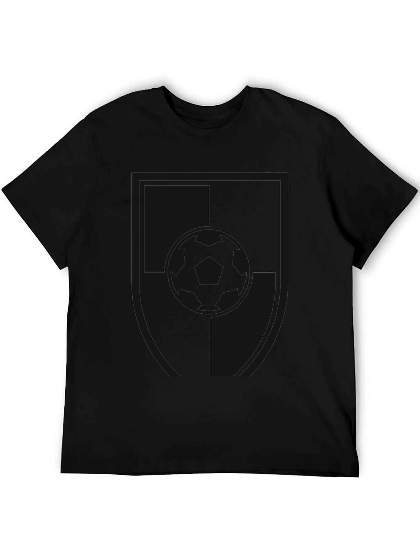 Camiseta Negra Clásica Casual