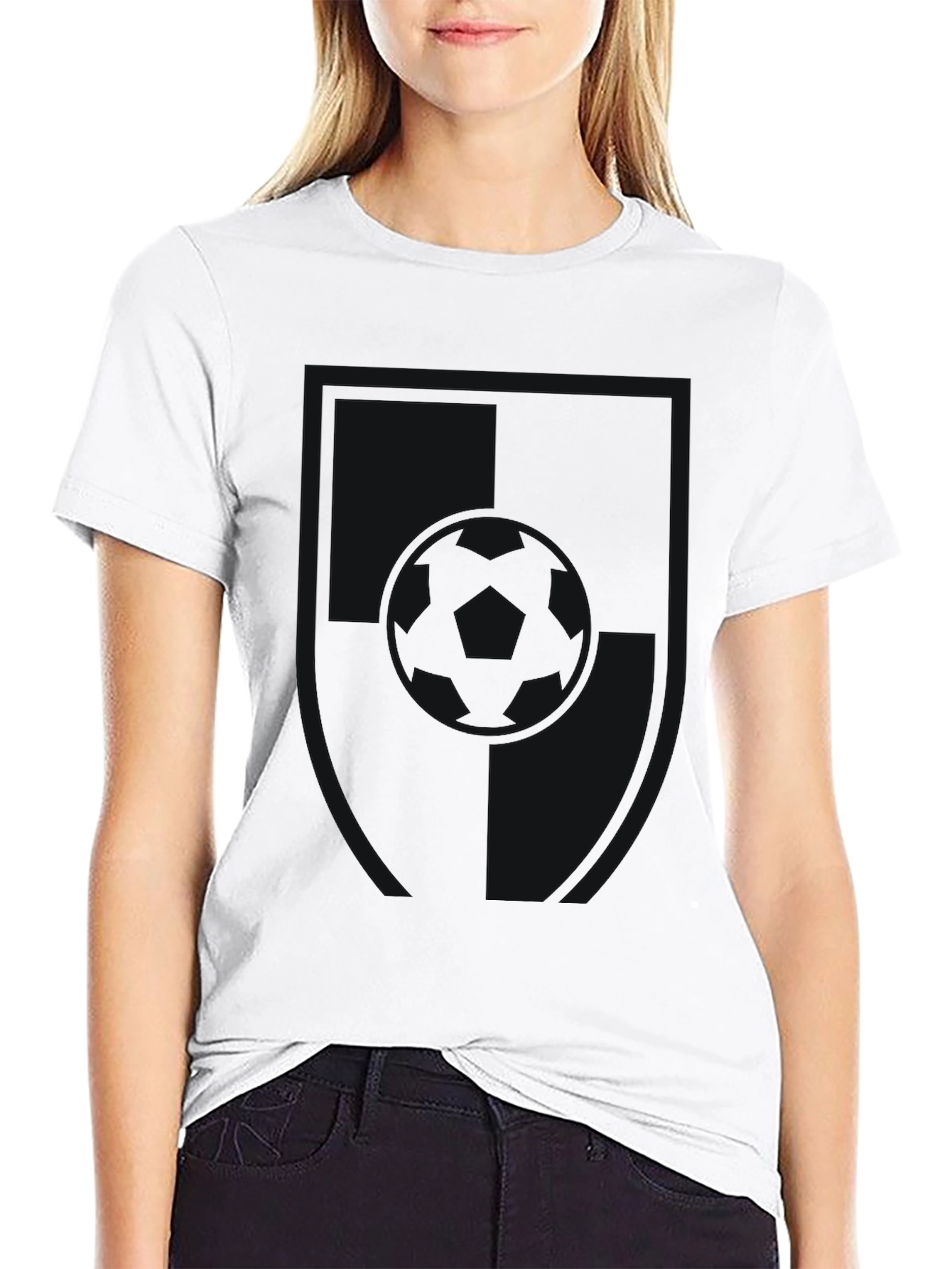 Camiseta Negra Clásica Casual