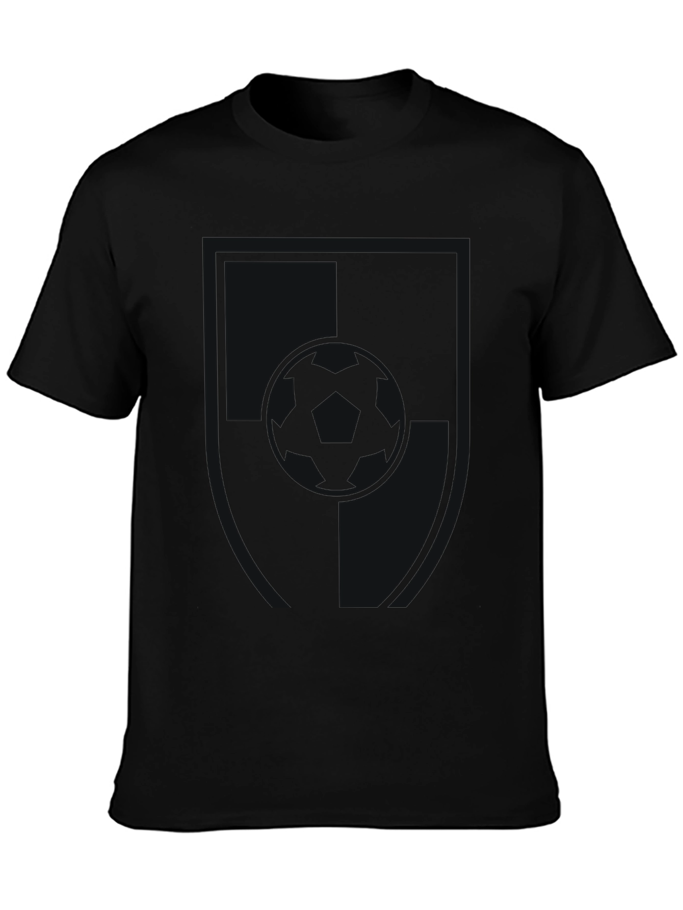 Camiseta Negra Clásica Casual