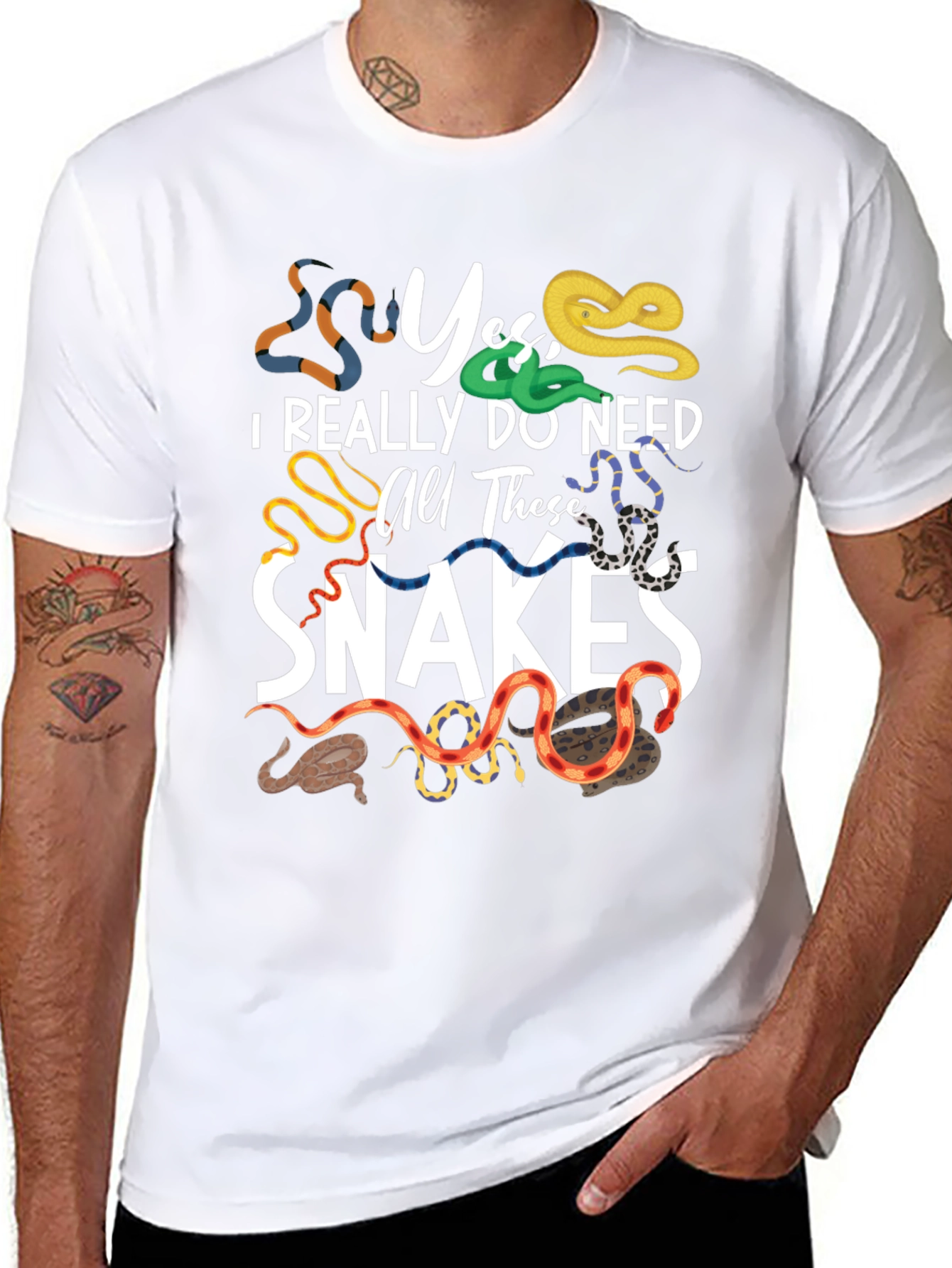 Camiseta Sí necesito todas estas serpientes
