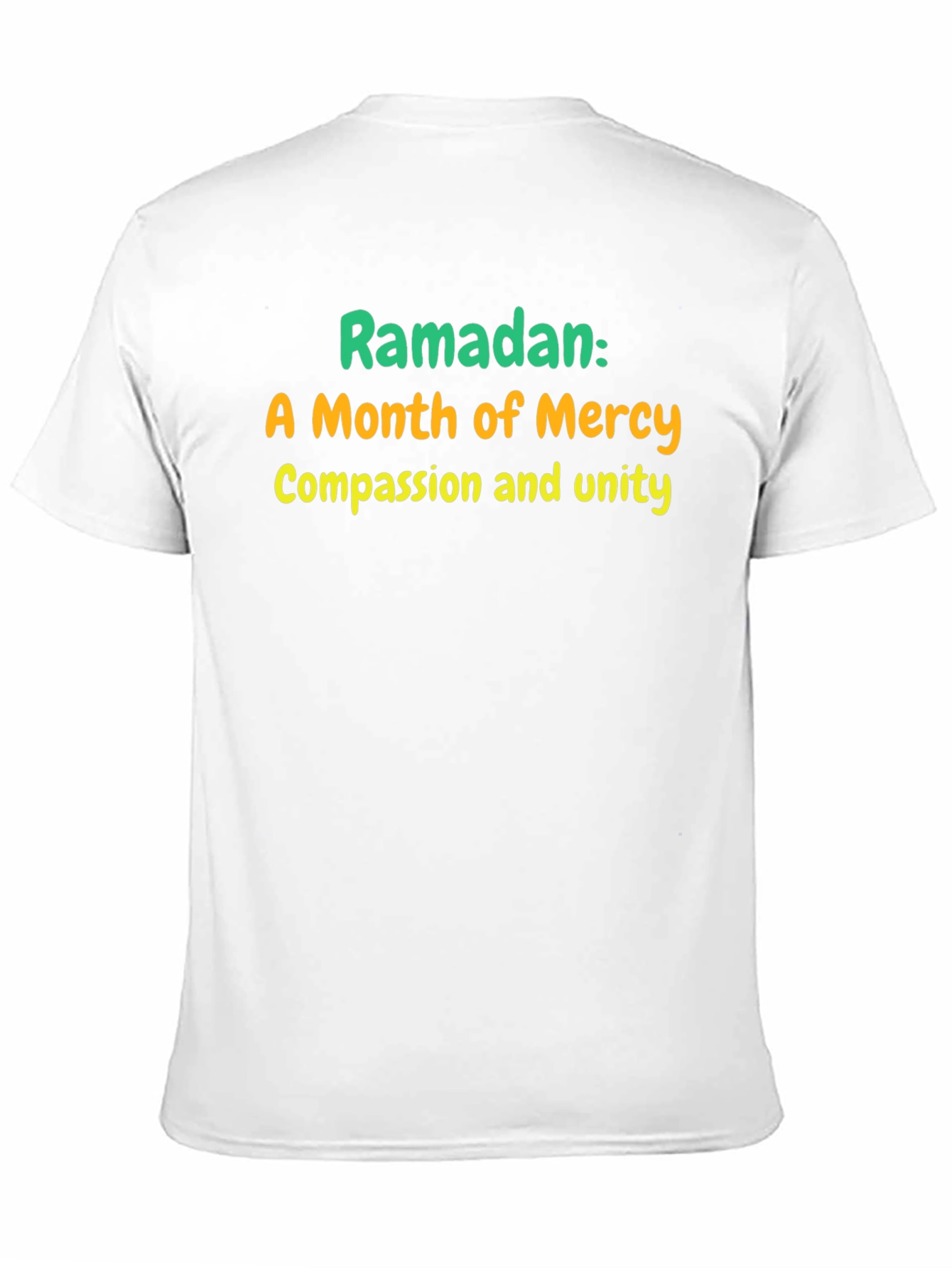 Camiseta Negra: Ramadán Mes de Misericordia