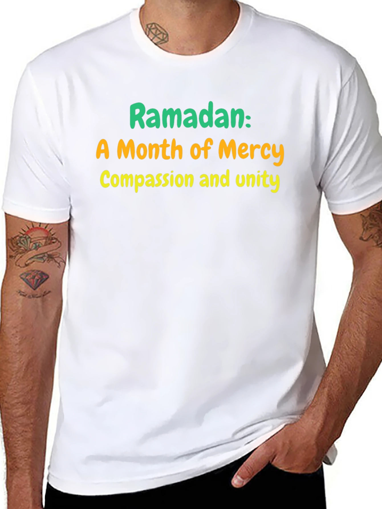 Camiseta Negra: Ramadán Mes de Misericordia
