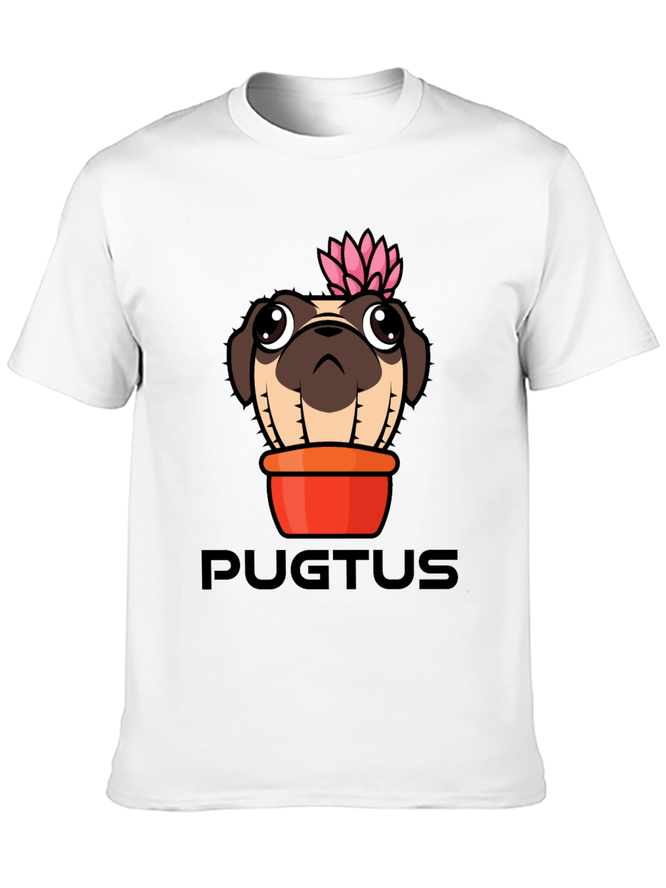 Camiseta Negra Pugtus Original y Divertida