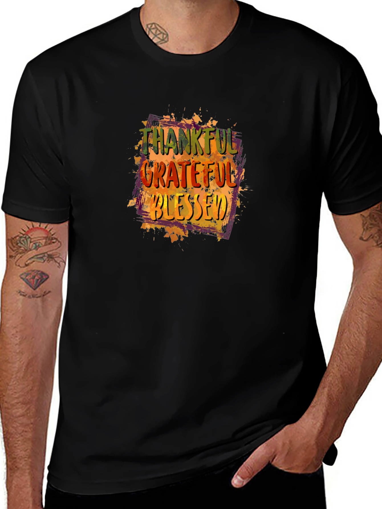 Camiseta Negra Agradecido