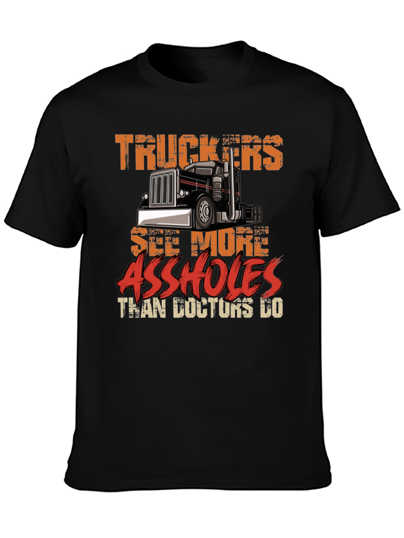 Camiseta Negra Truckers