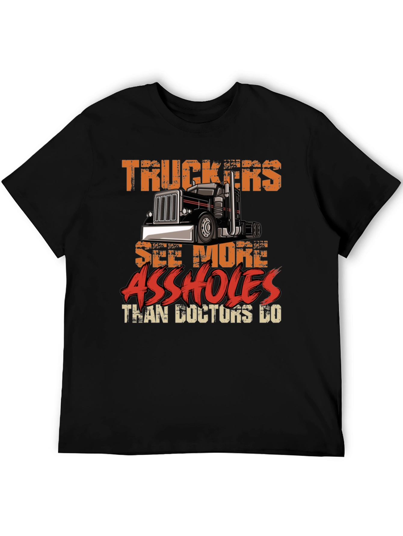 Camiseta Negra Truckers
