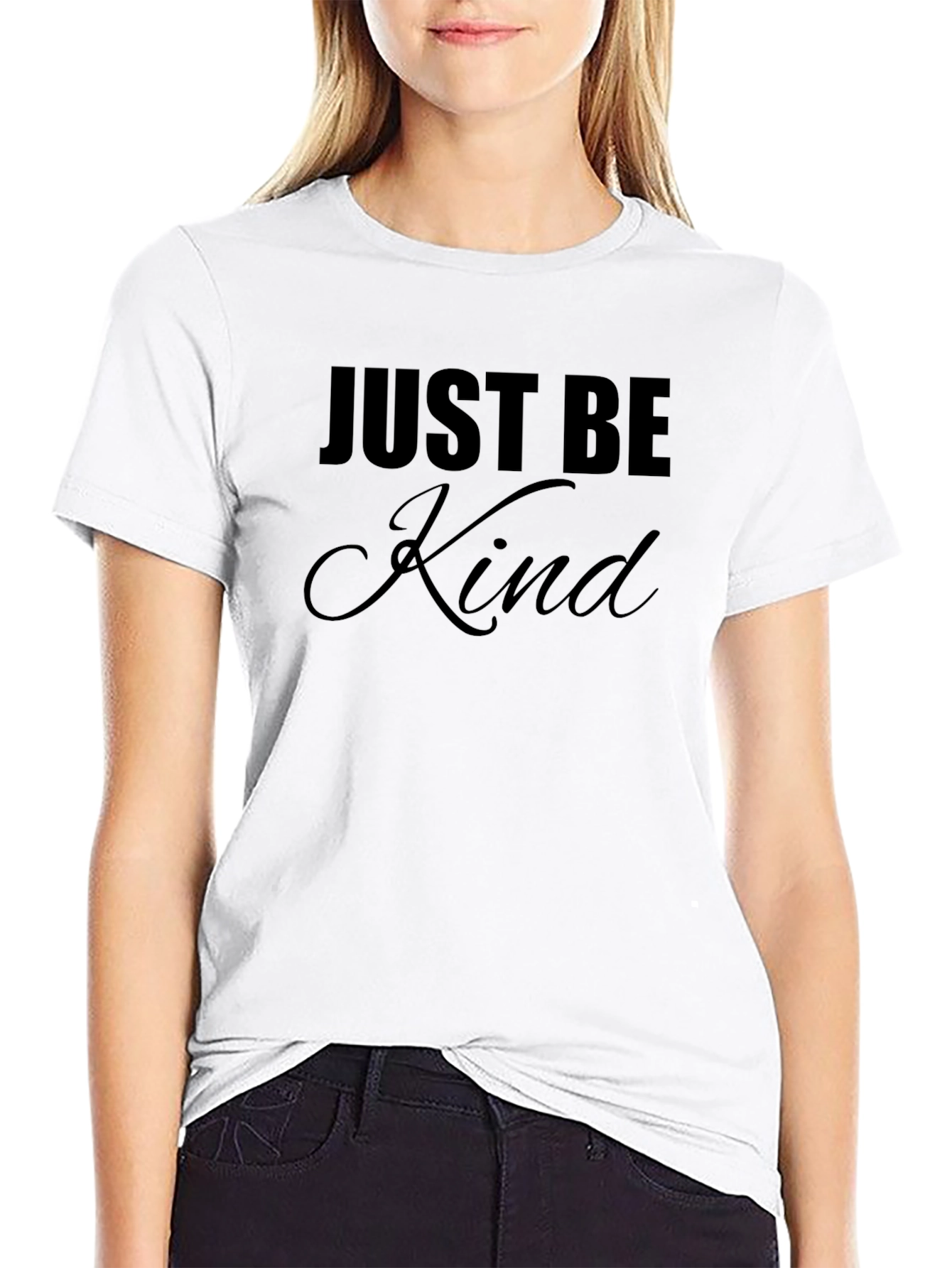 Camiseta Negra Just Be Kind