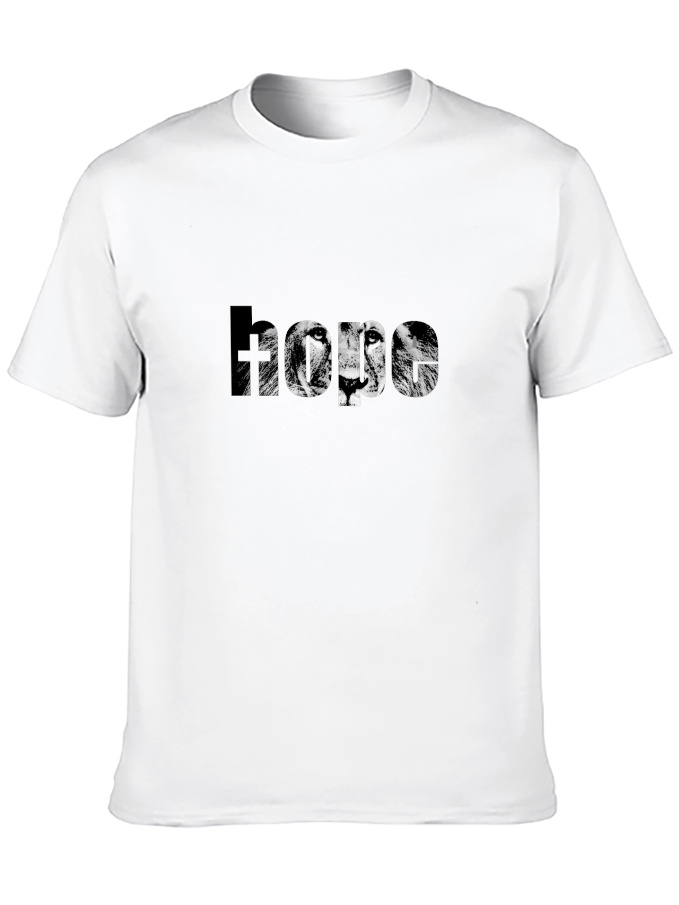 Camiseta Negra Esperanza con Diseño de León