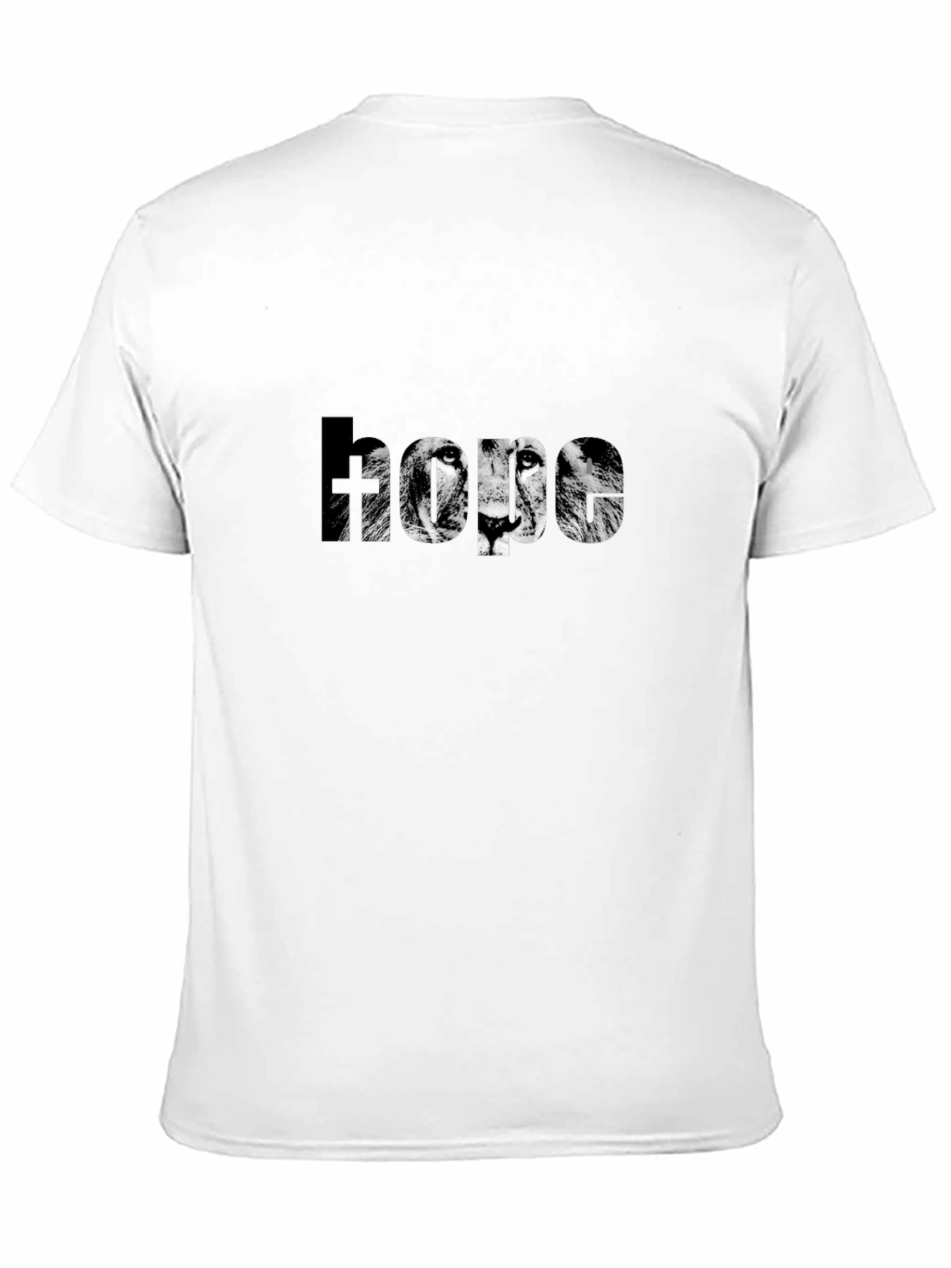 Camiseta Negra Esperanza con Diseño de León