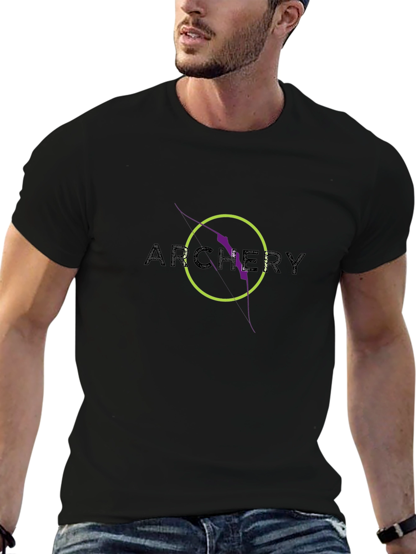 Camiseta Negra Archery - Diseño Único