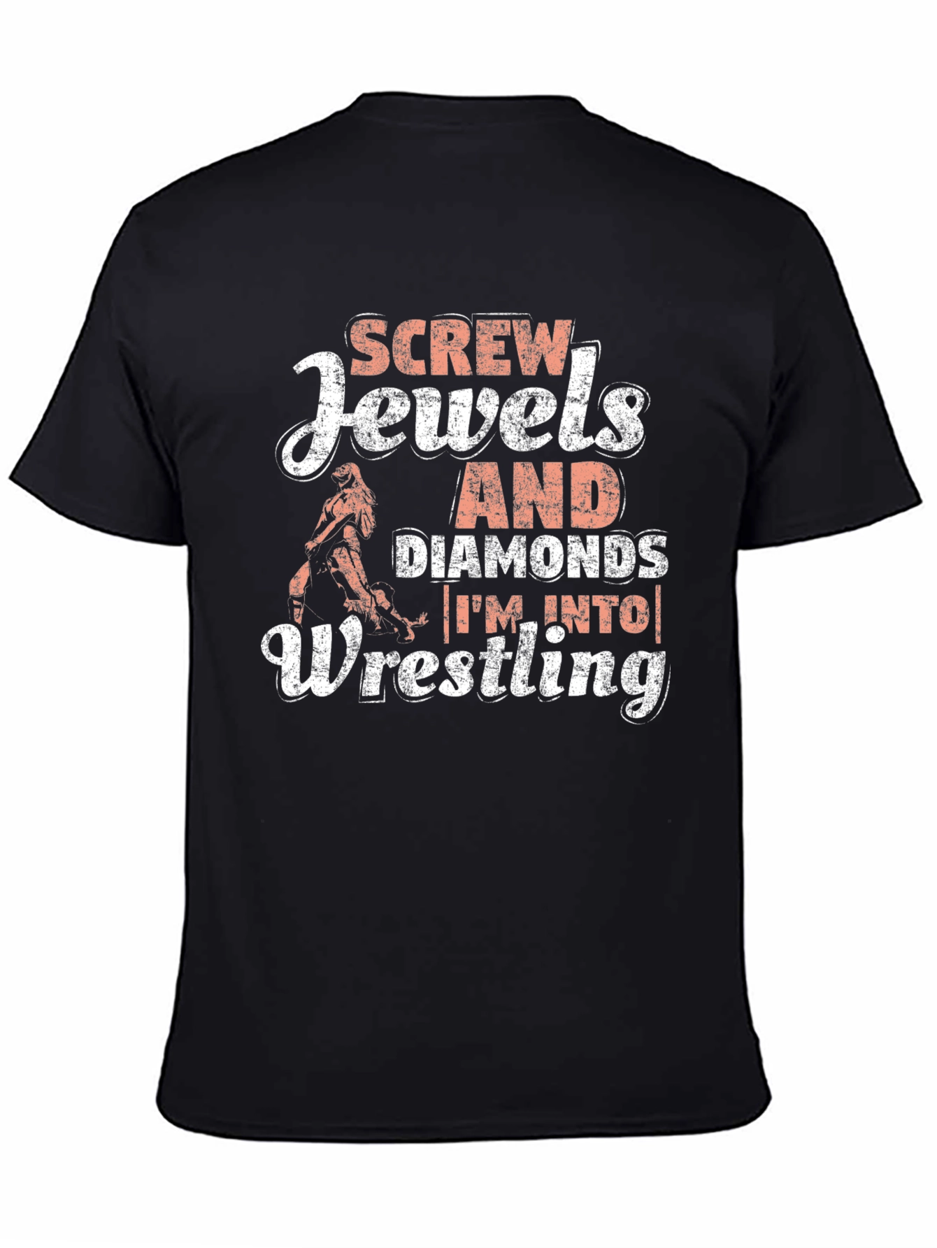 Camiseta Negra Wrestling: Para Fans de la Lucha Libre