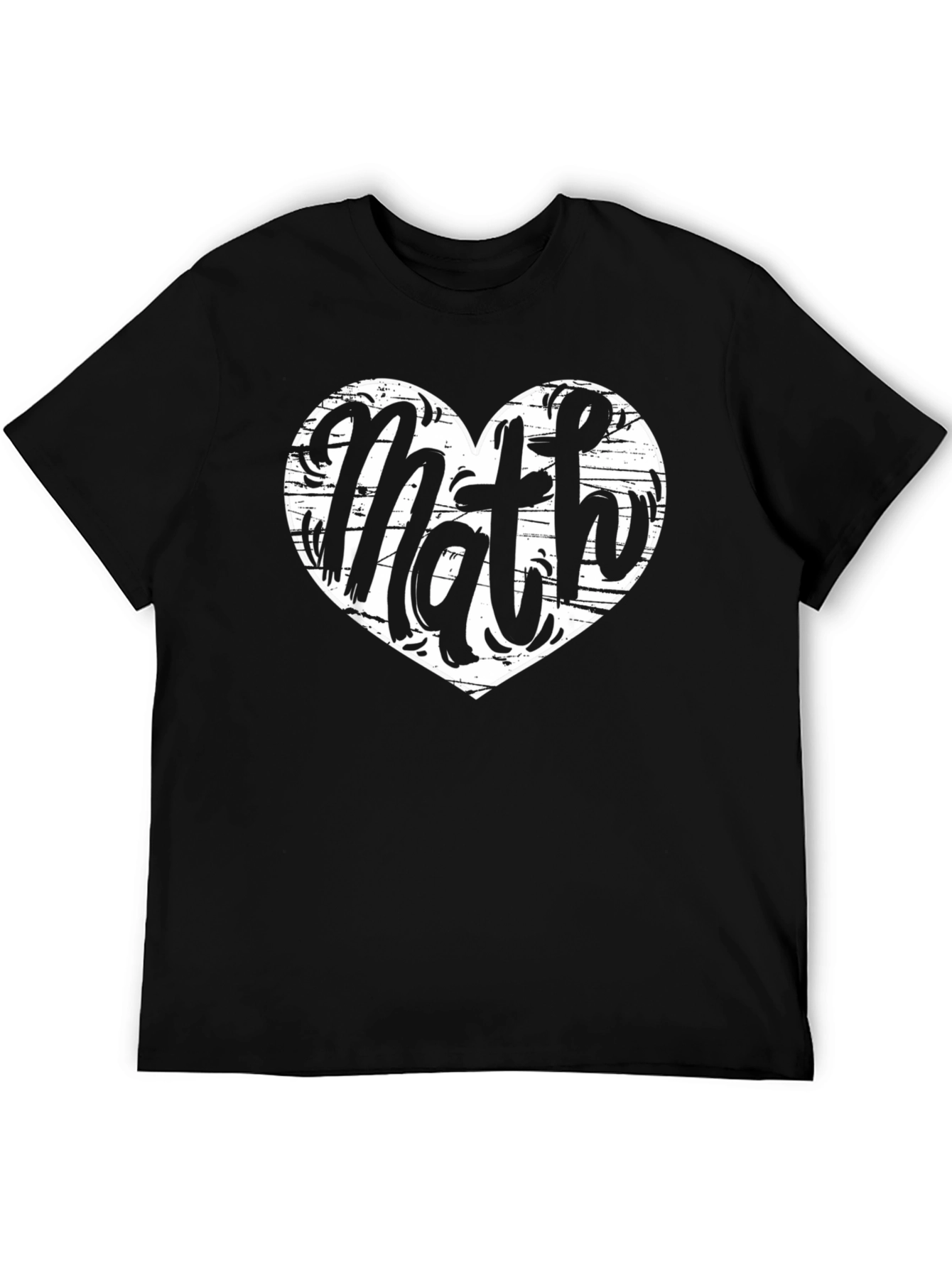 Camiseta Negra Amo las Matemáticas