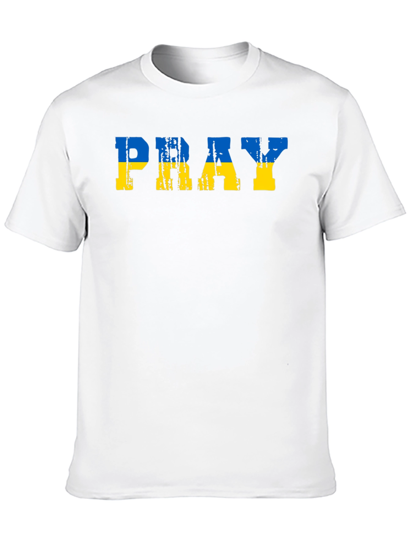 Camiseta Negra Pray for Ukraine