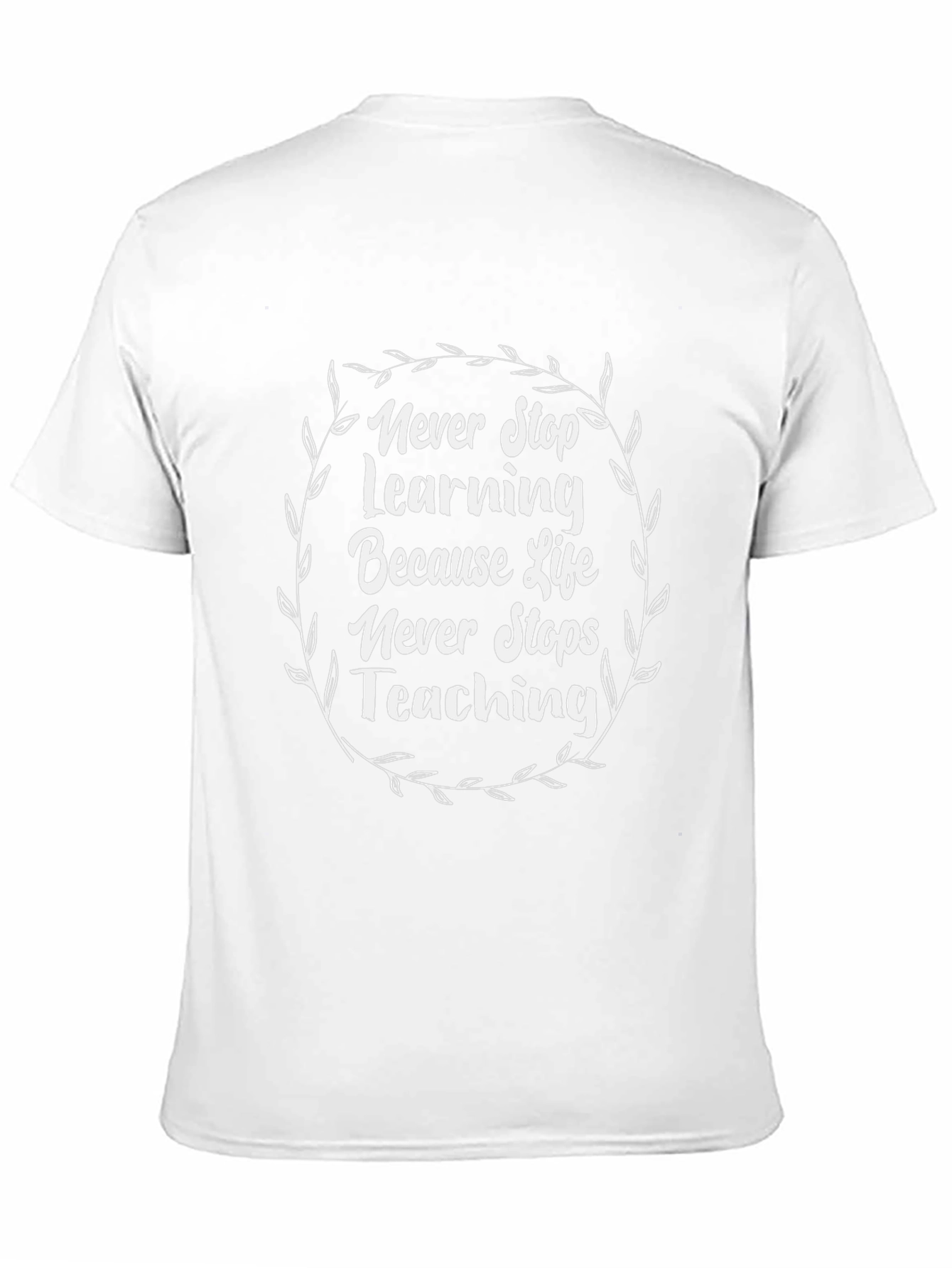 Camiseta Negra: Nunca Dejes de Aprender