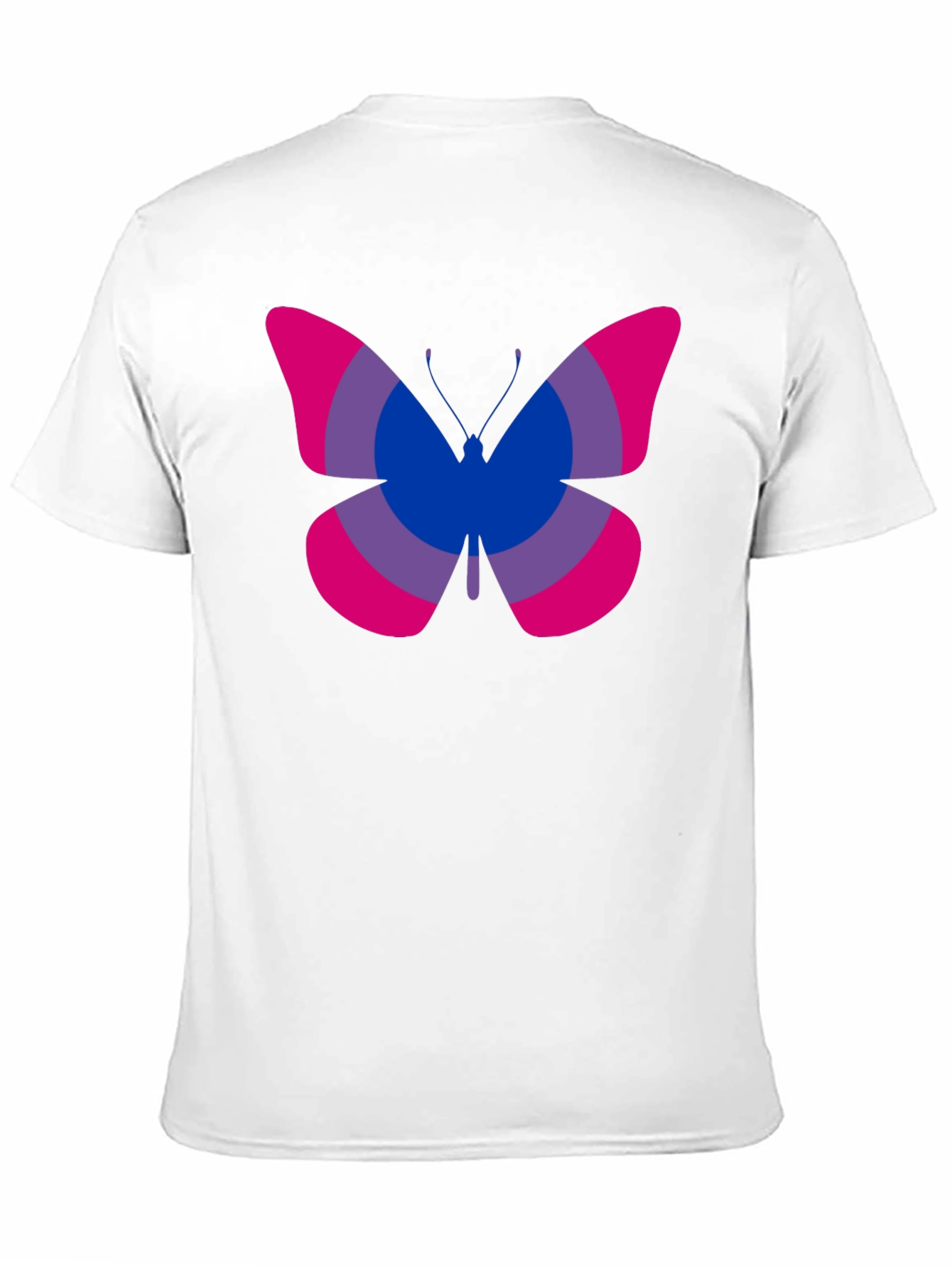 Camiseta Negra con Mariposa Bisexual