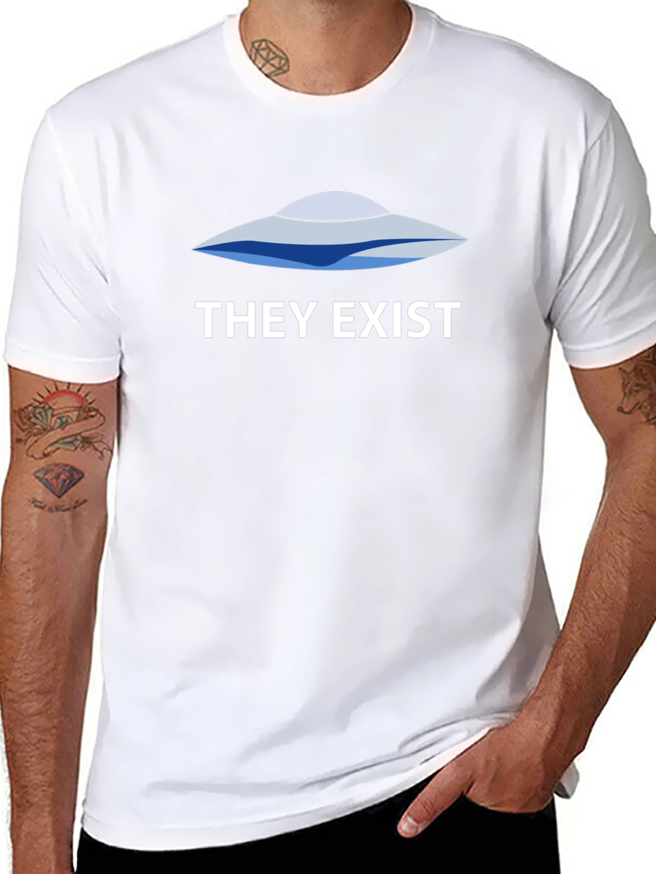 Camiseta OVNI Ellos Existen - Misterio y Estilo