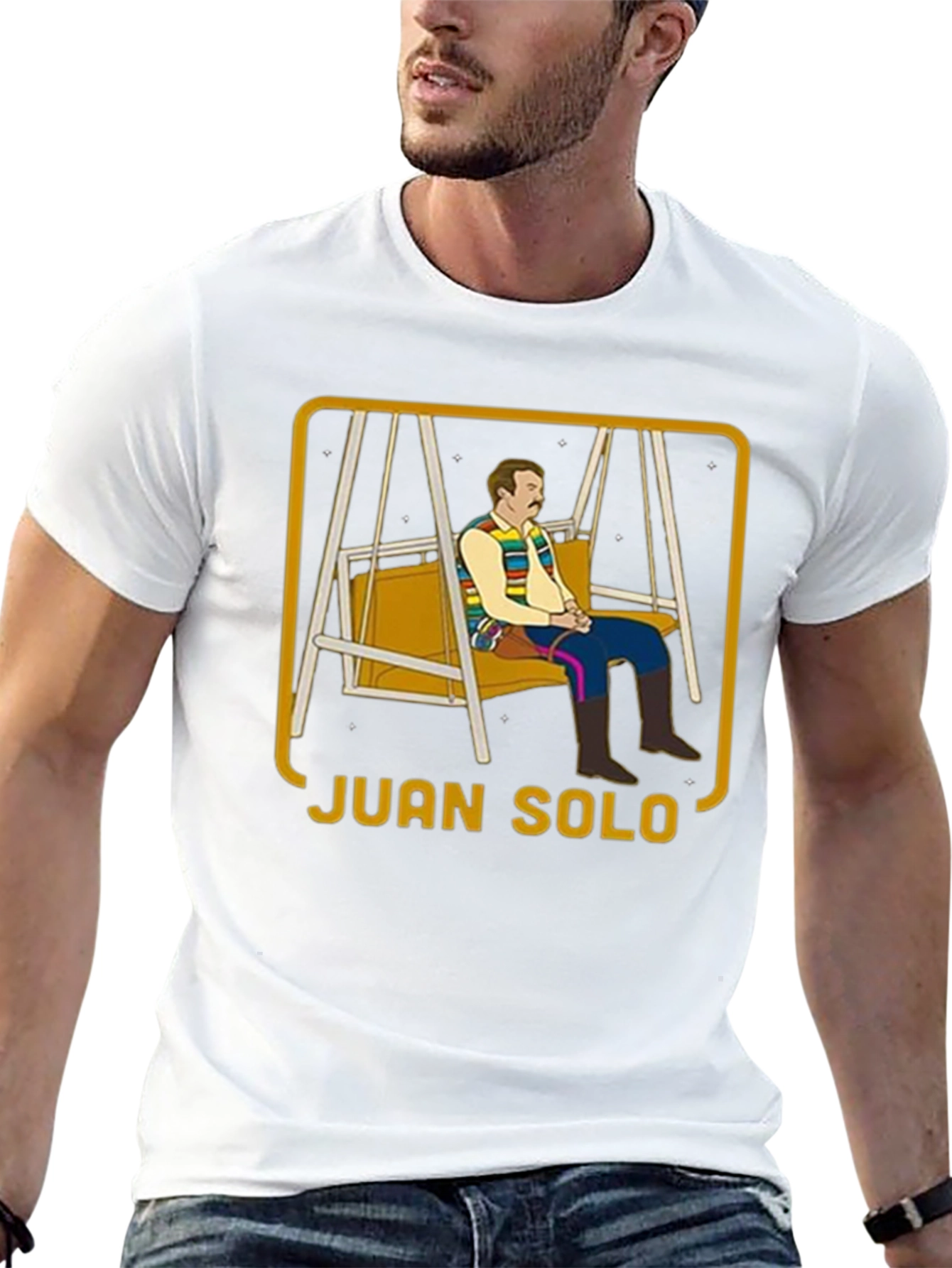 Camiseta Negra Juan Solo con Diseño Único
