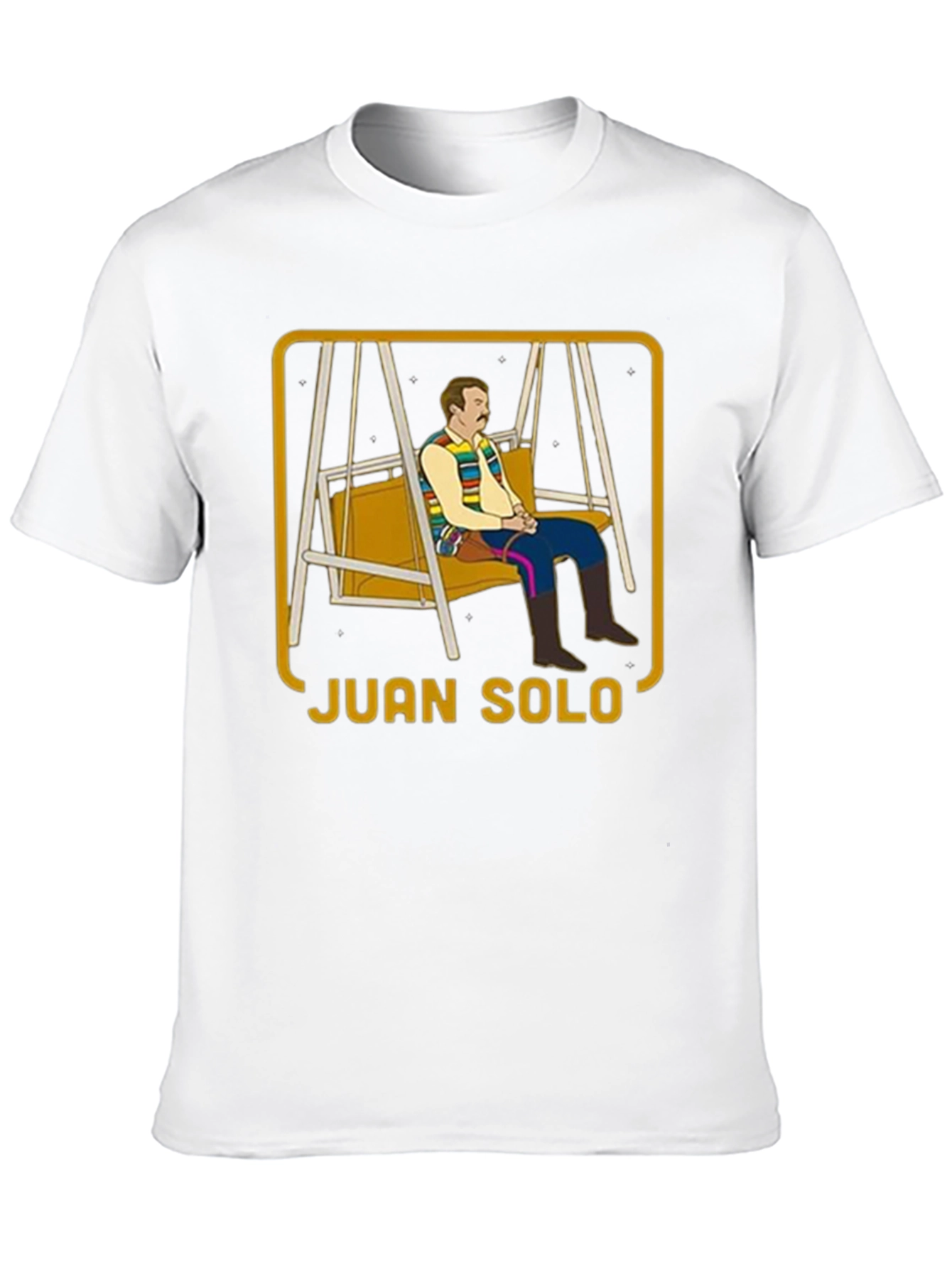 Camiseta Negra Juan Solo con Diseño Único