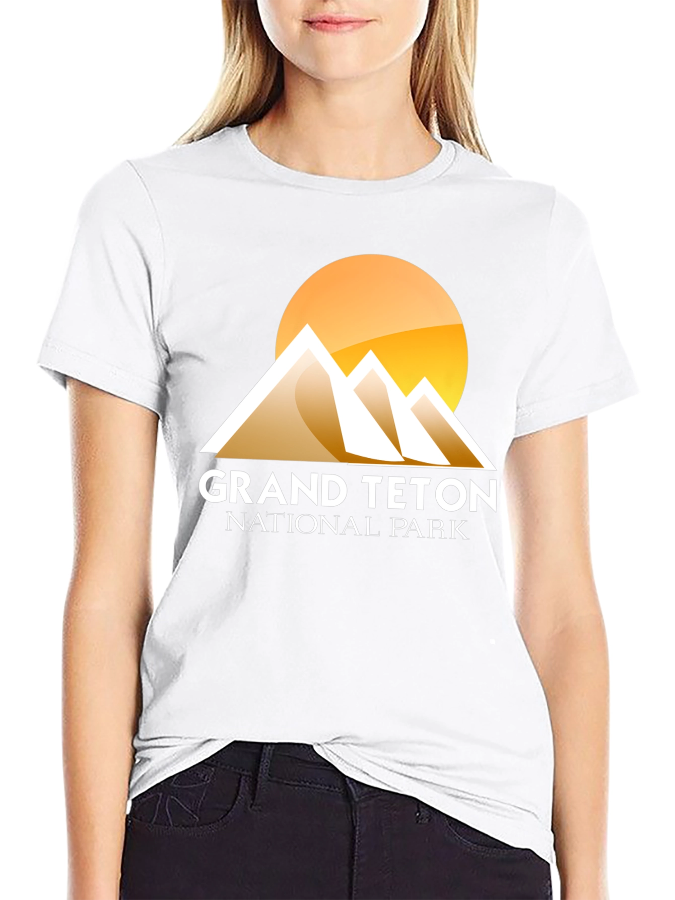 Camiseta Negra Grand Teton National Park