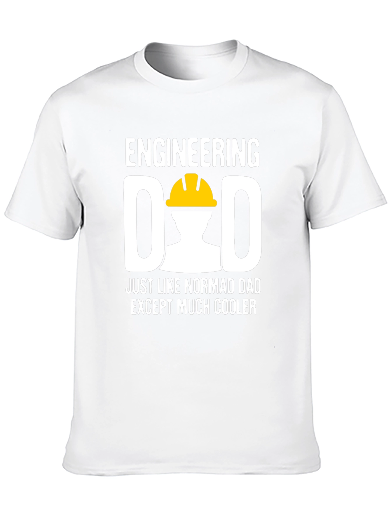 Camiseta Negra Ingeniero Papá - Regalo Original