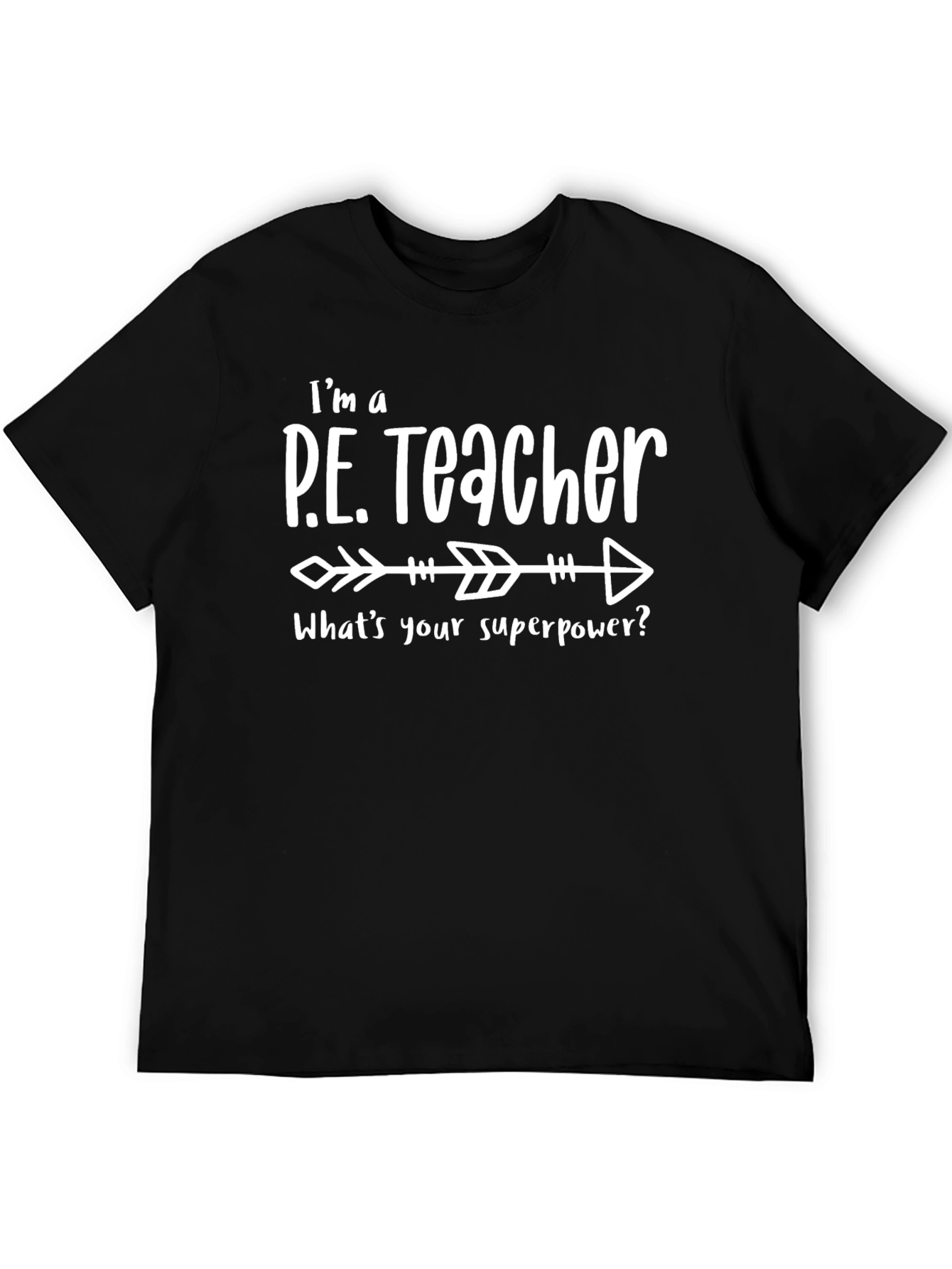 Camiseta Negra Soy Profesor de Educación Física