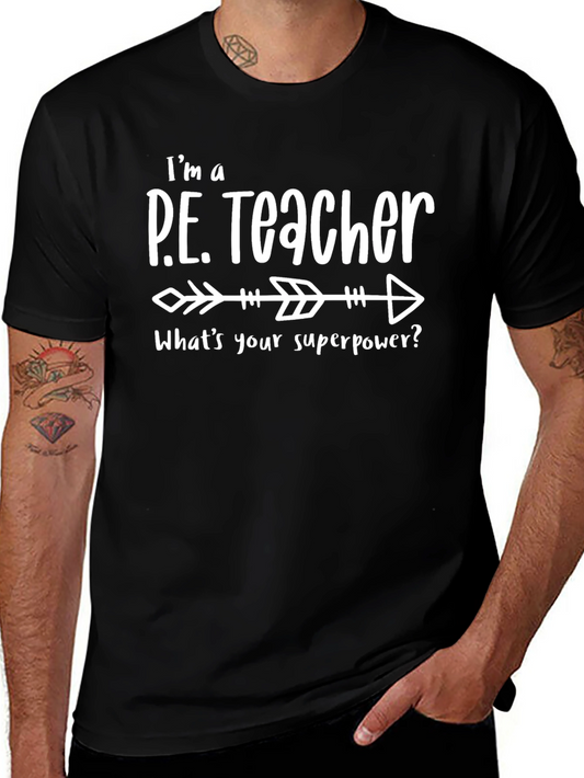 Camiseta Negra Soy Profesor de Educación Física