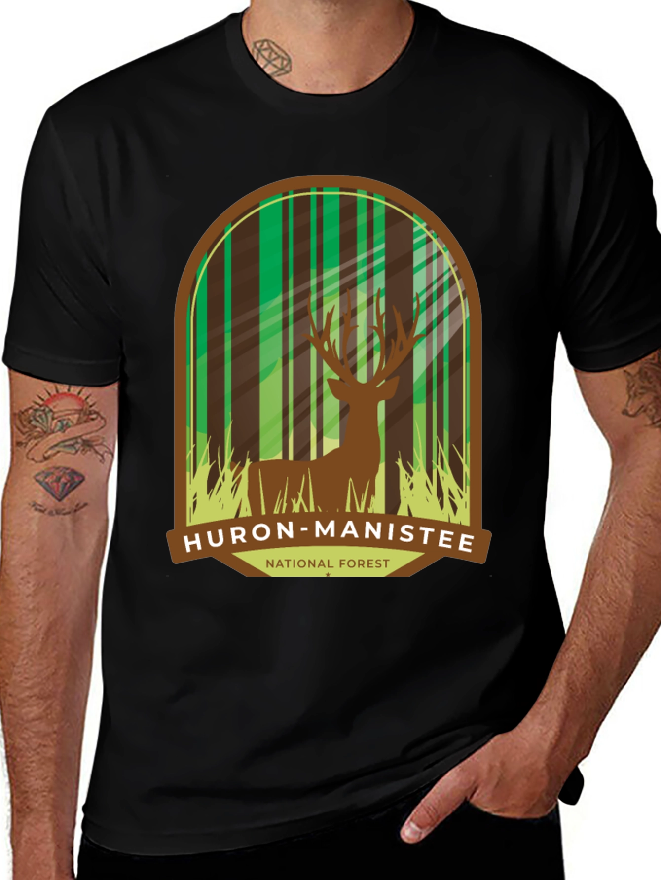 Camiseta Huron-Manistee National Forest
