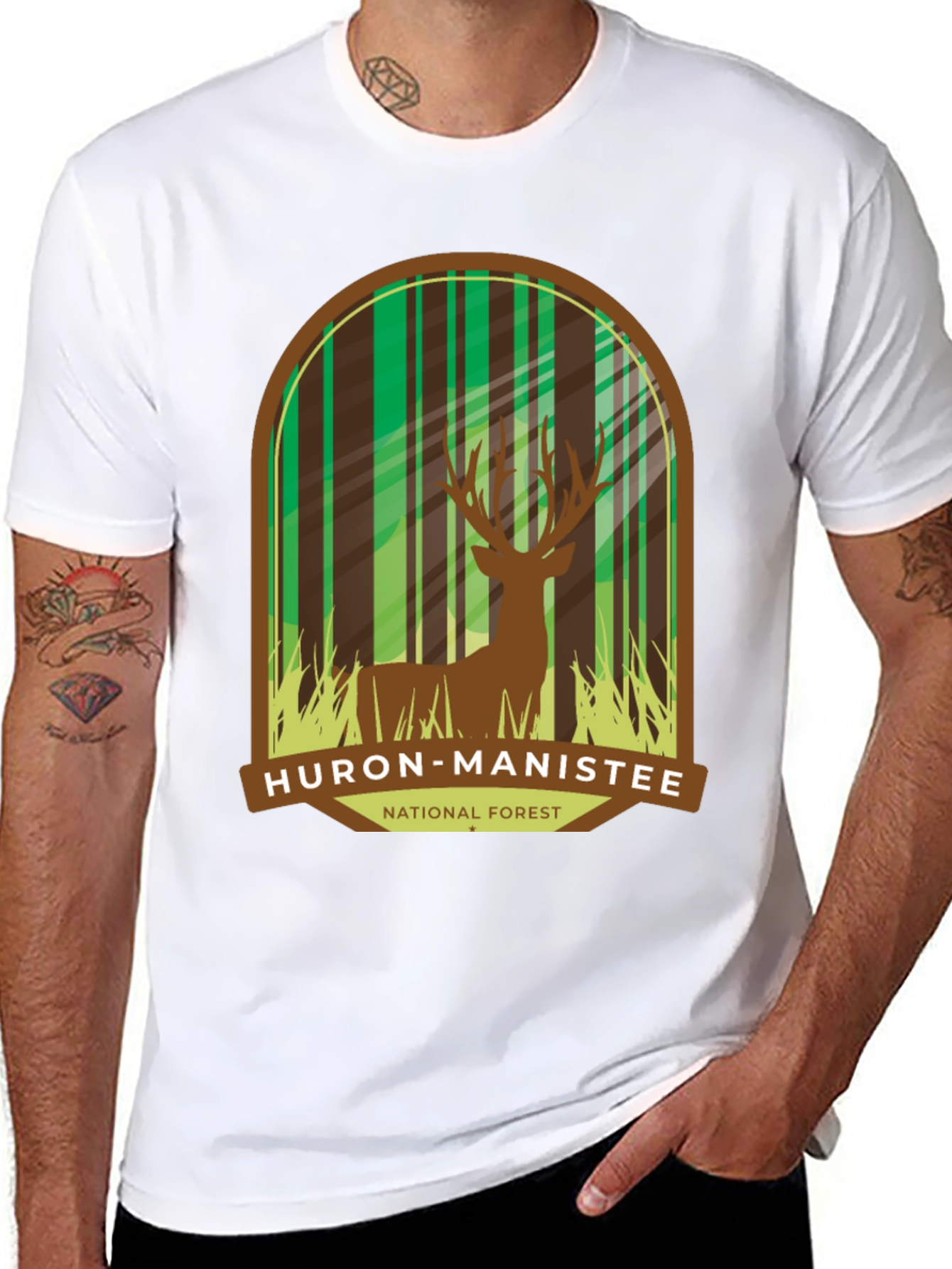 Camiseta Huron-Manistee National Forest