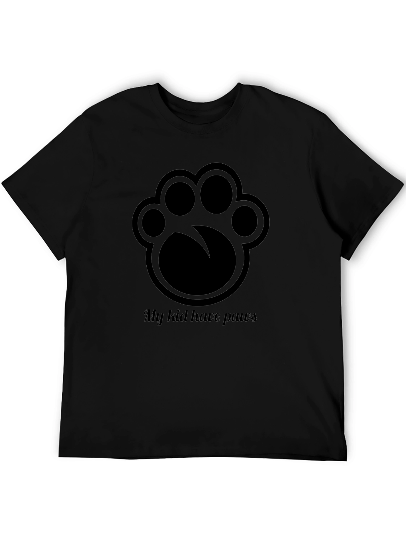 Camiseta Negra Mi Niño Tiene Patas