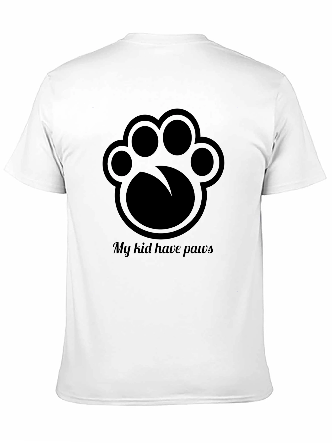 Camiseta Negra Mi Niño Tiene Patas