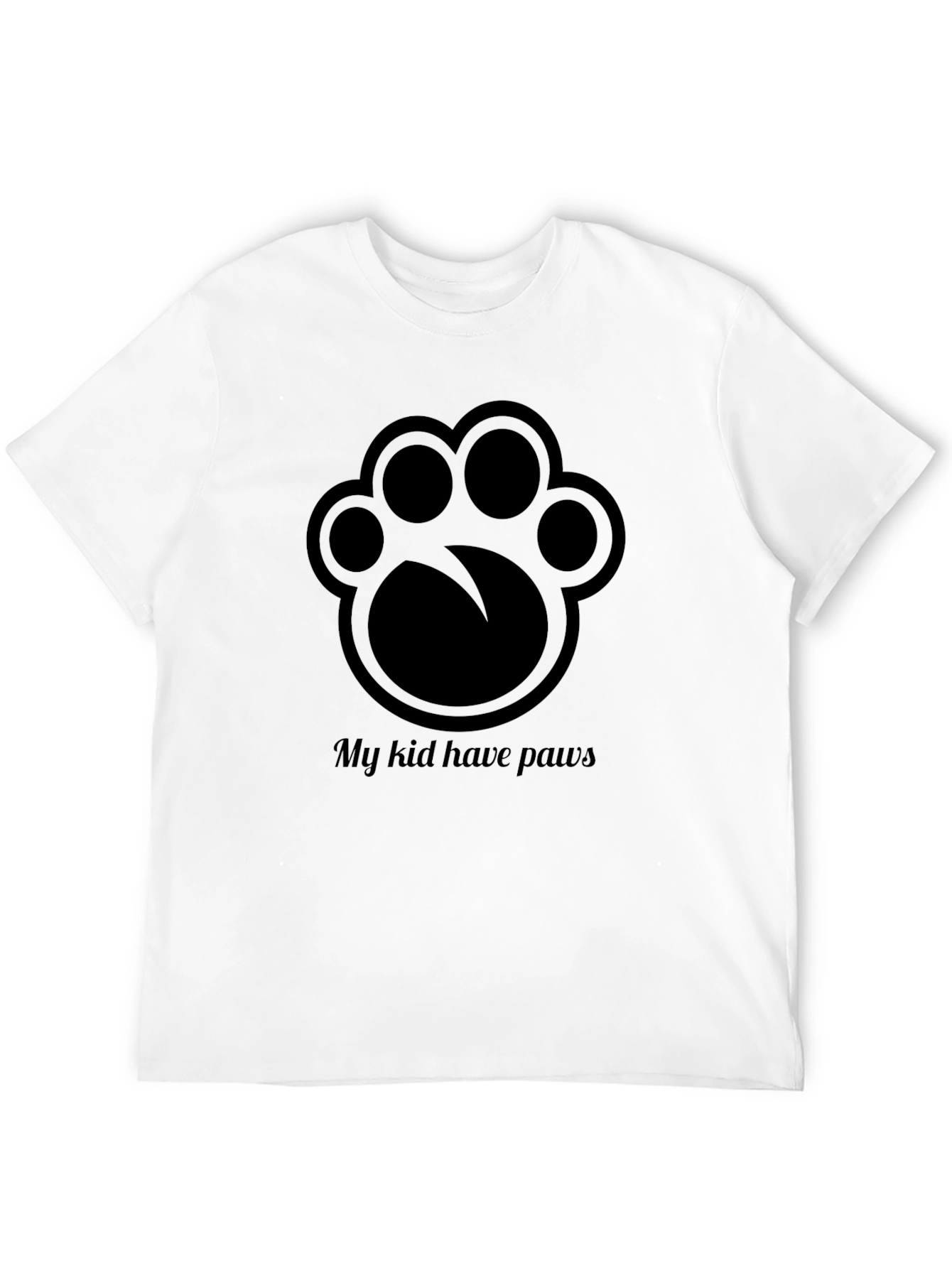 Camiseta Negra Mi Niño Tiene Patas