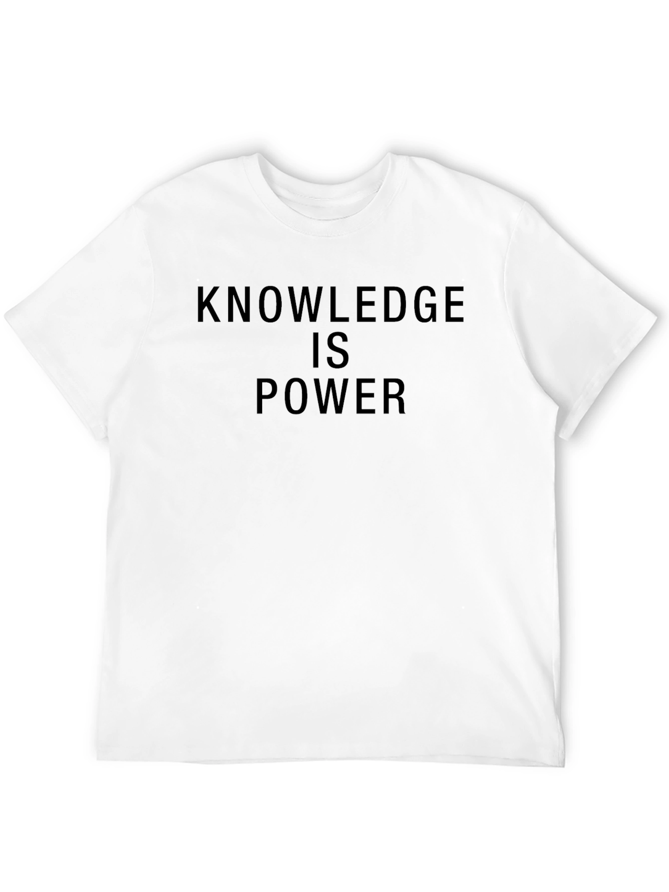 Camiseta Negra: El Saber es Poder