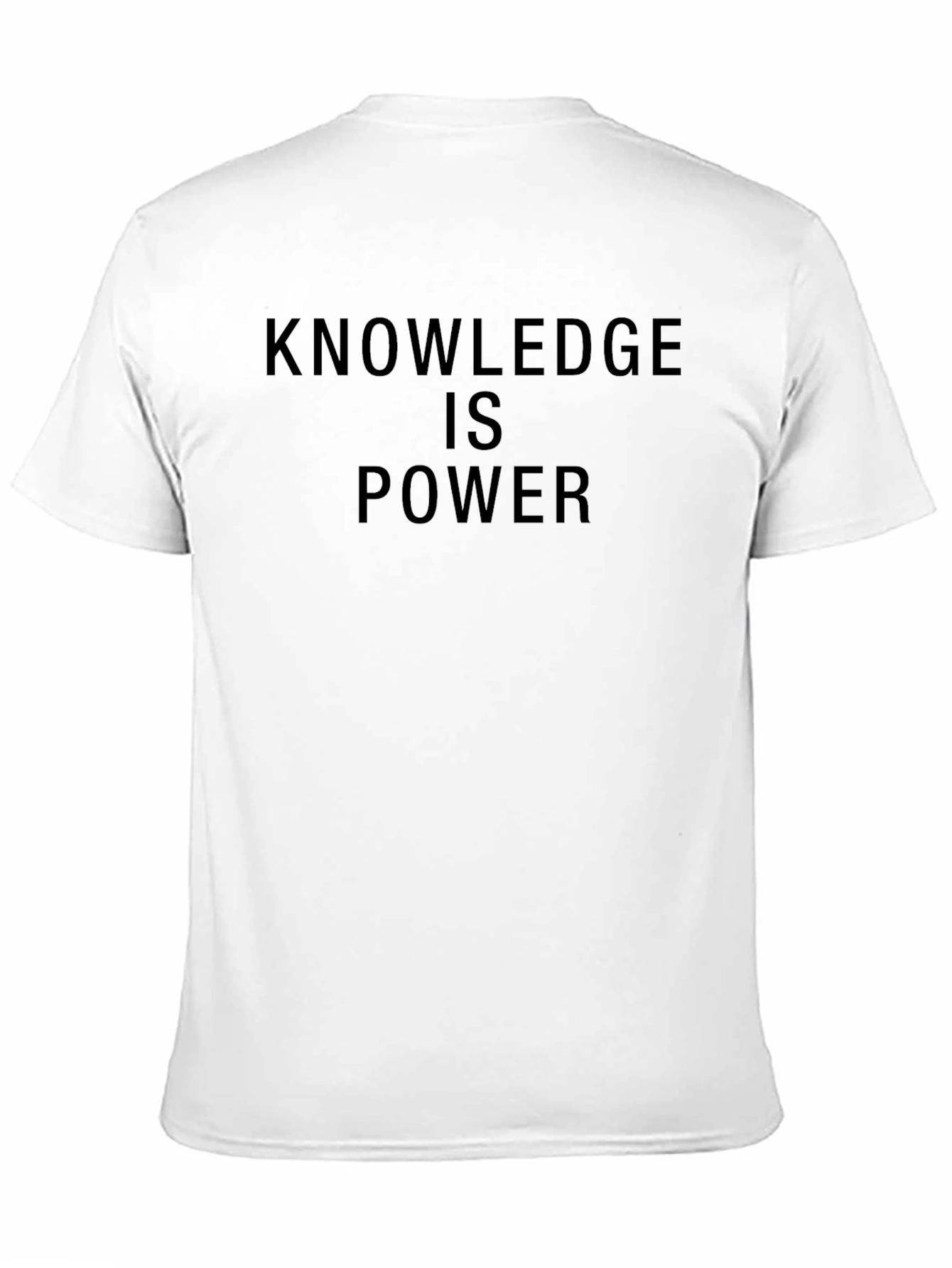 Camiseta Negra: El Saber es Poder