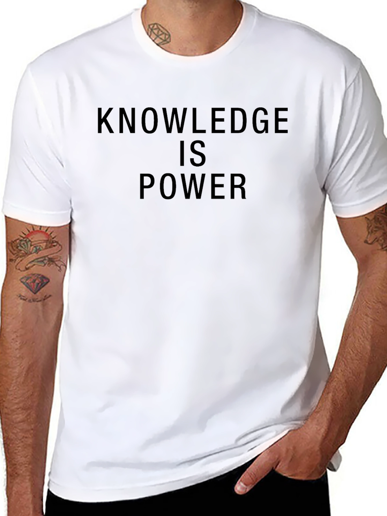Camiseta Negra: El Saber es Poder