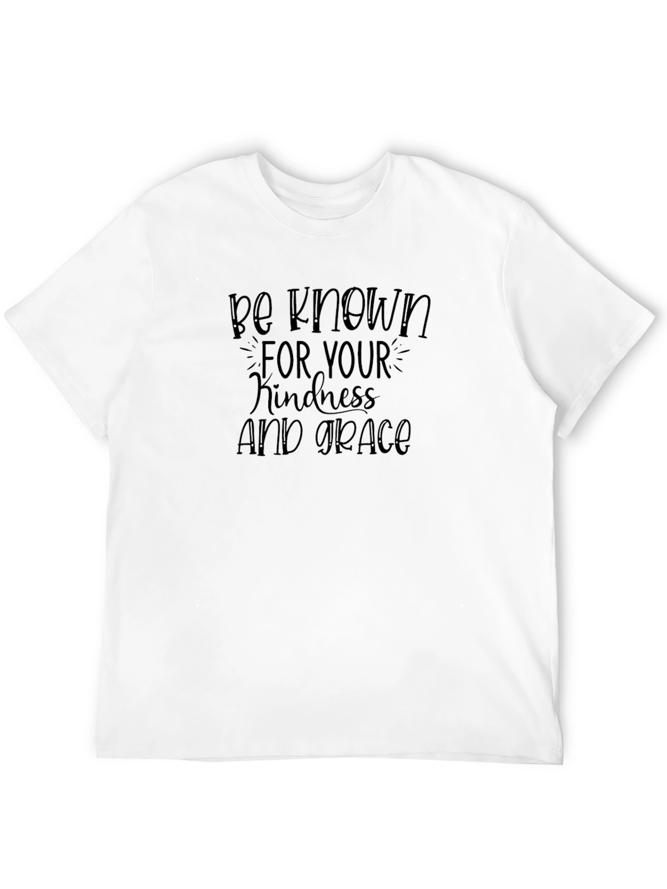 Camiseta Negra: Bondad y Gracia