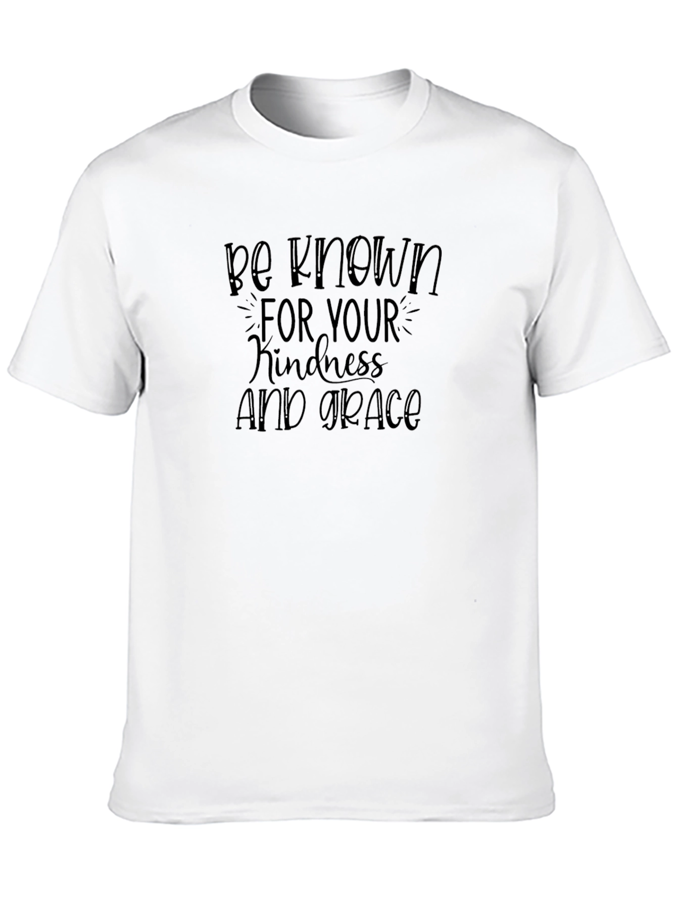 Camiseta Negra: Bondad y Gracia