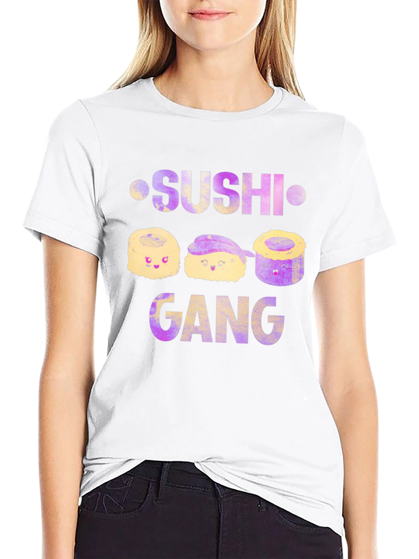 Camiseta Negra Sushi Gang