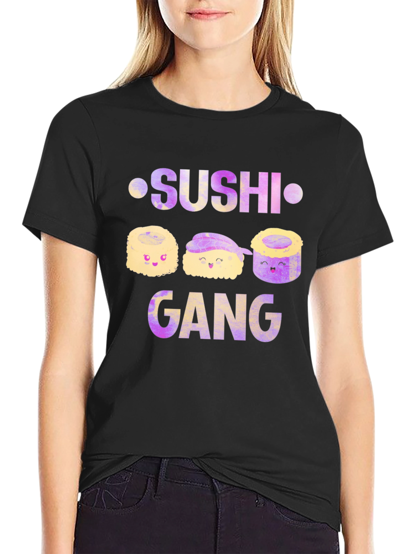 Camiseta Negra Sushi Gang