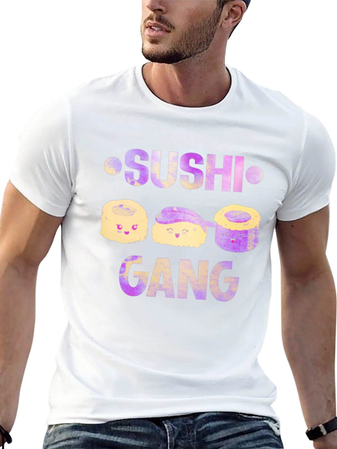 Camiseta Negra Sushi Gang