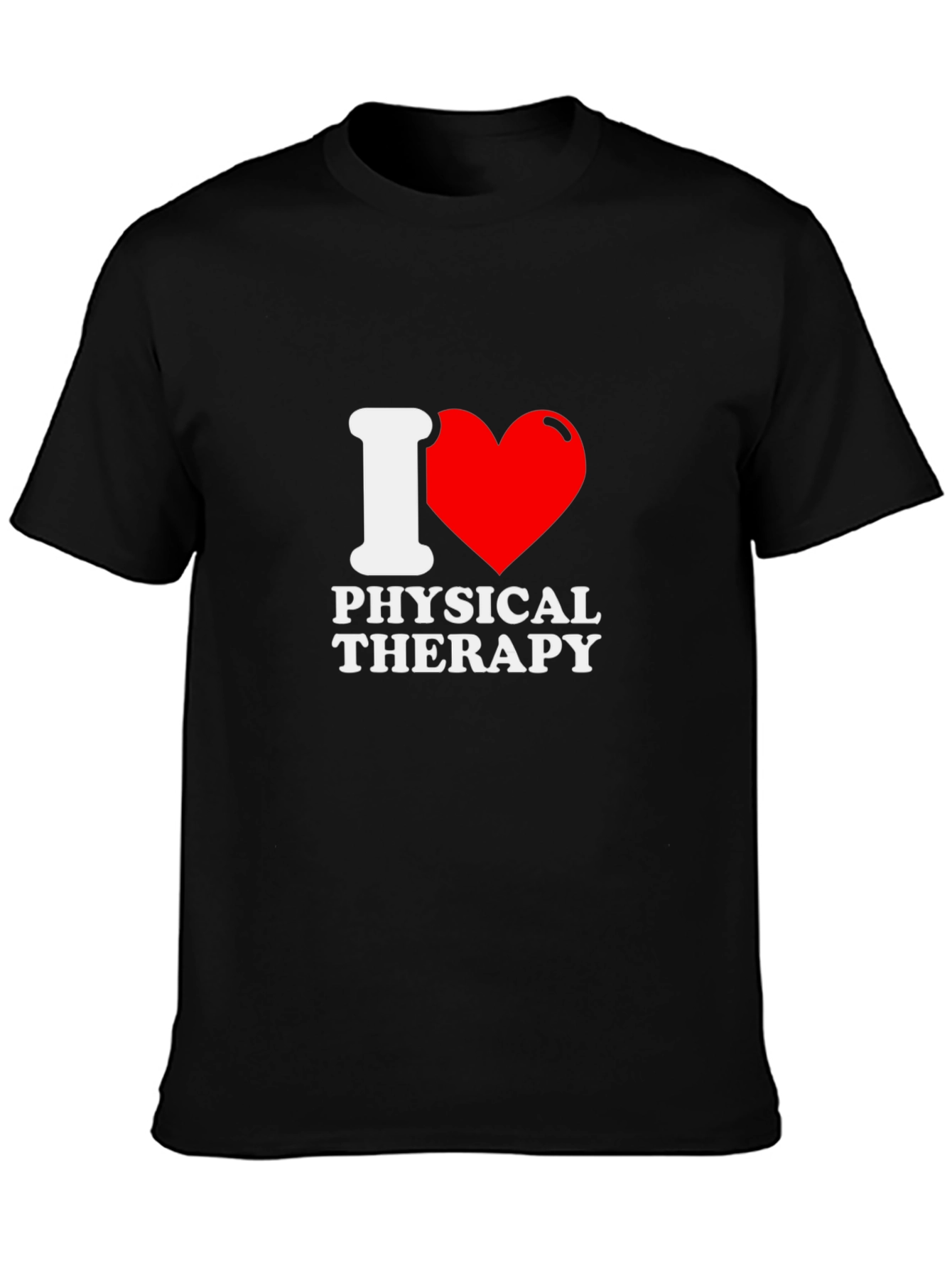 Camiseta Negra Amo la Fisioterapia