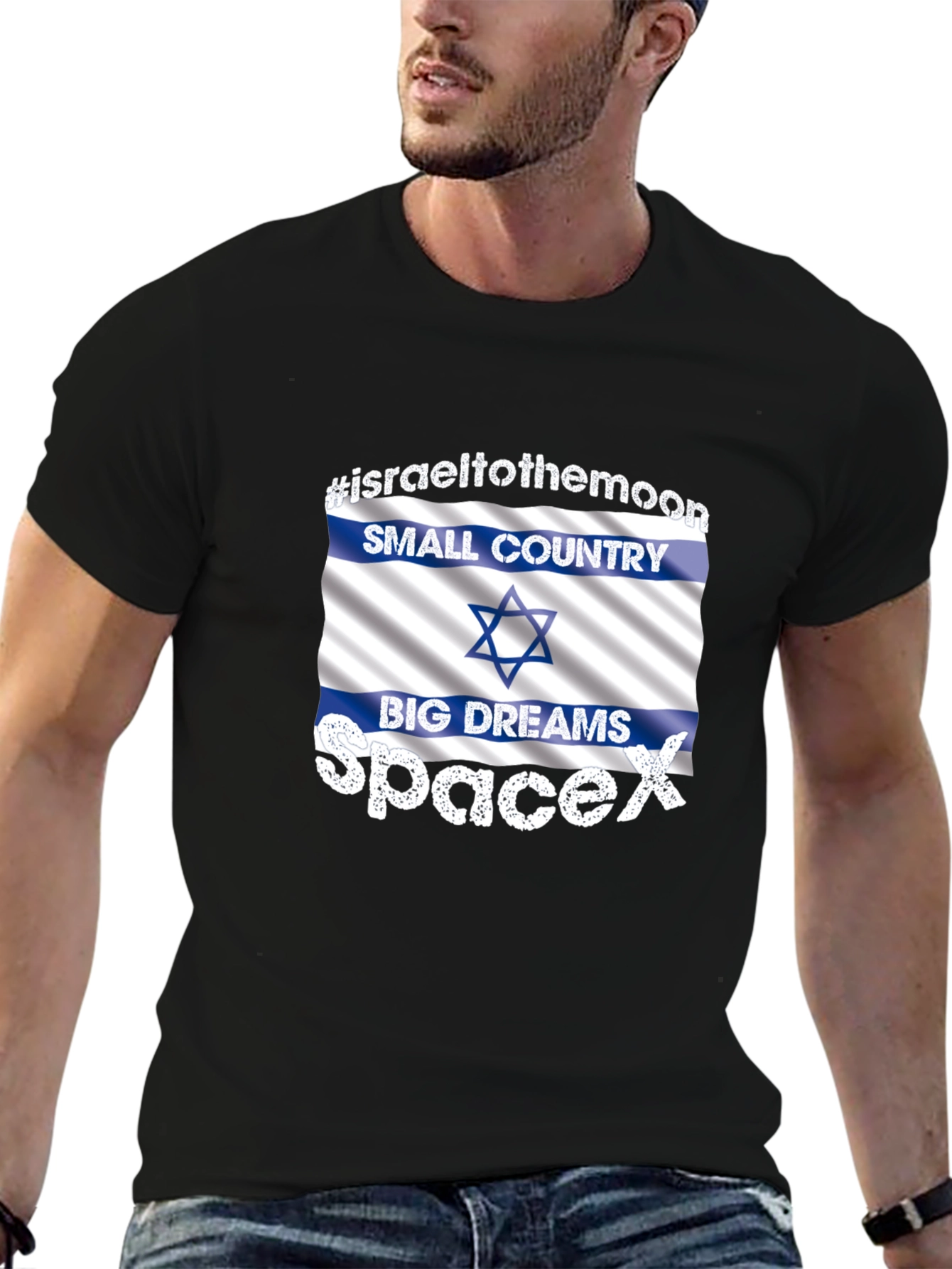 Camiseta Israel a la Luna - SpaceX