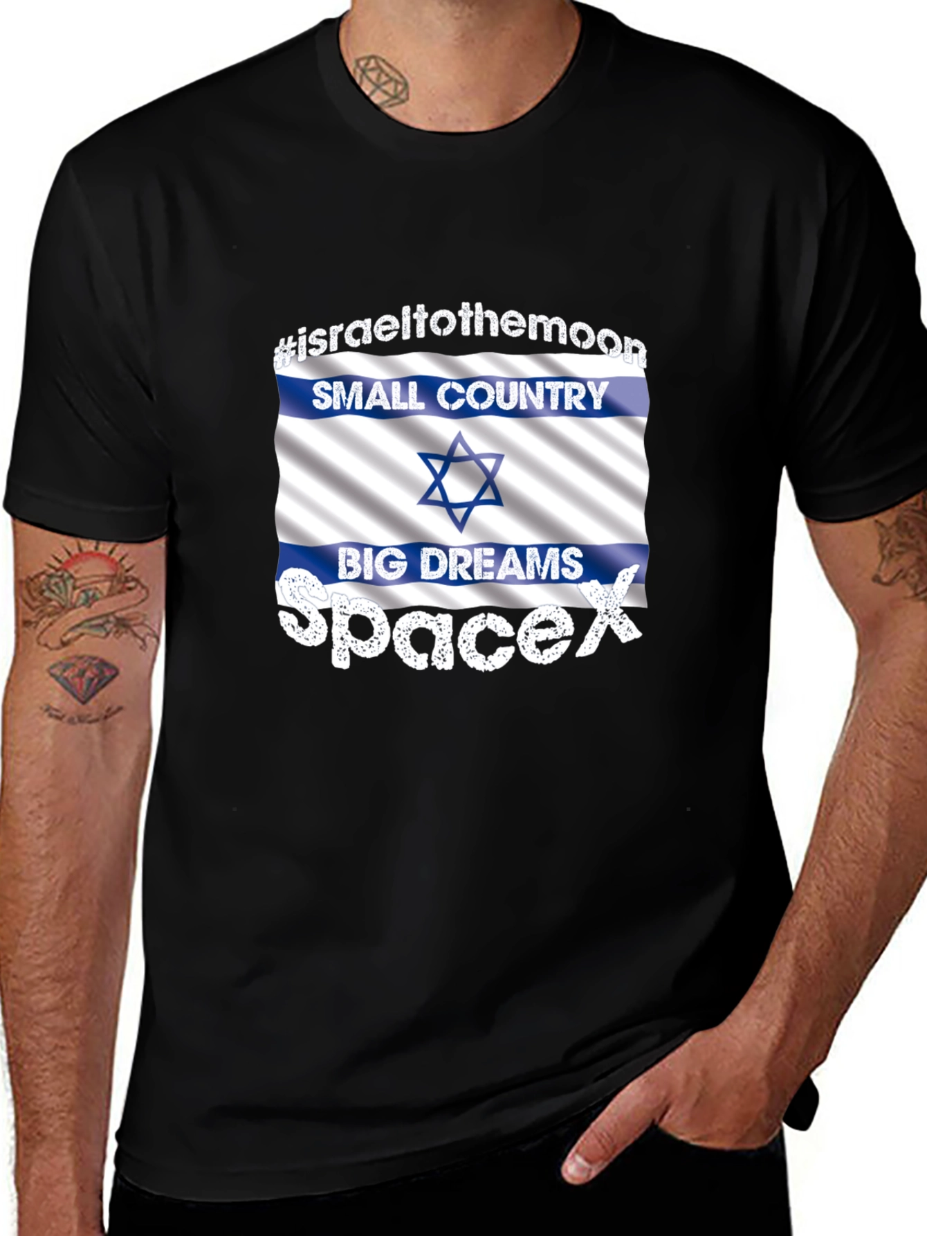 Camiseta Israel a la Luna - SpaceX