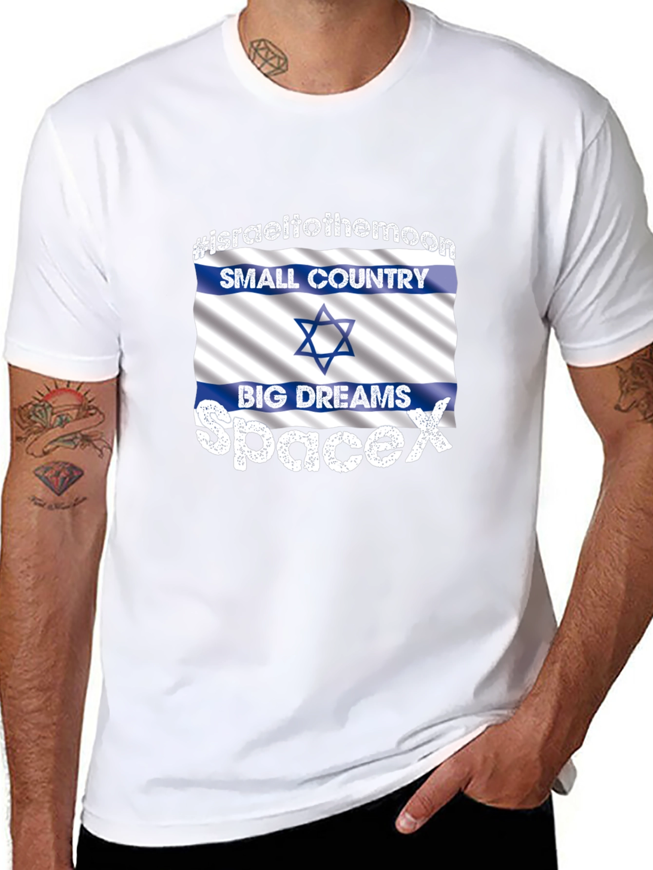 Camiseta Israel a la Luna - SpaceX