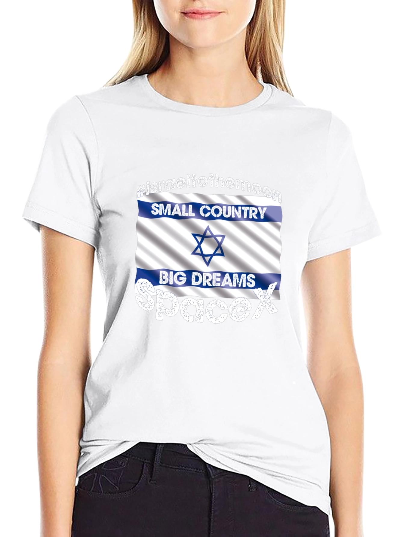 Camiseta Israel a la Luna - SpaceX