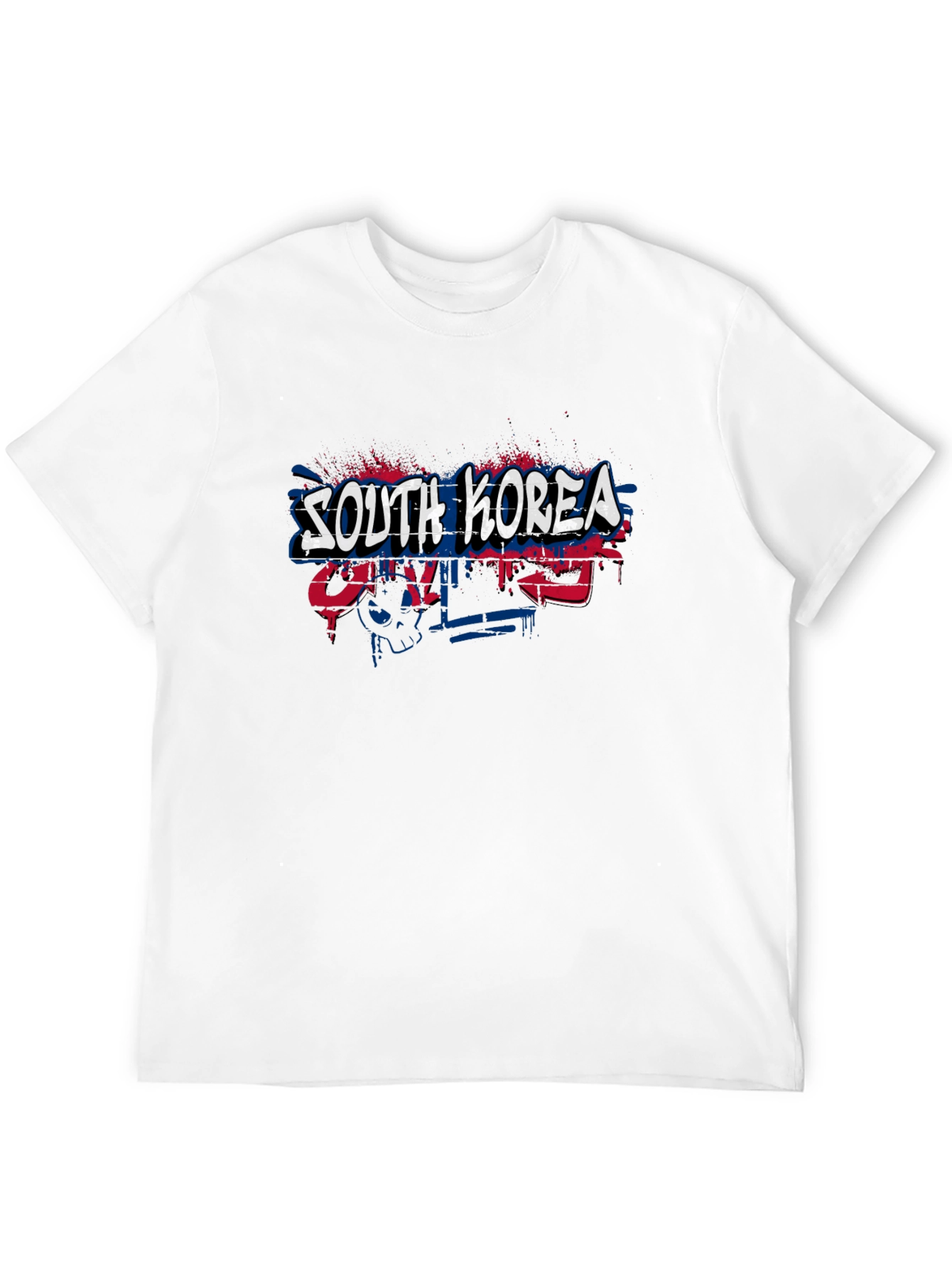 Camiseta Negra Diseño South Korea